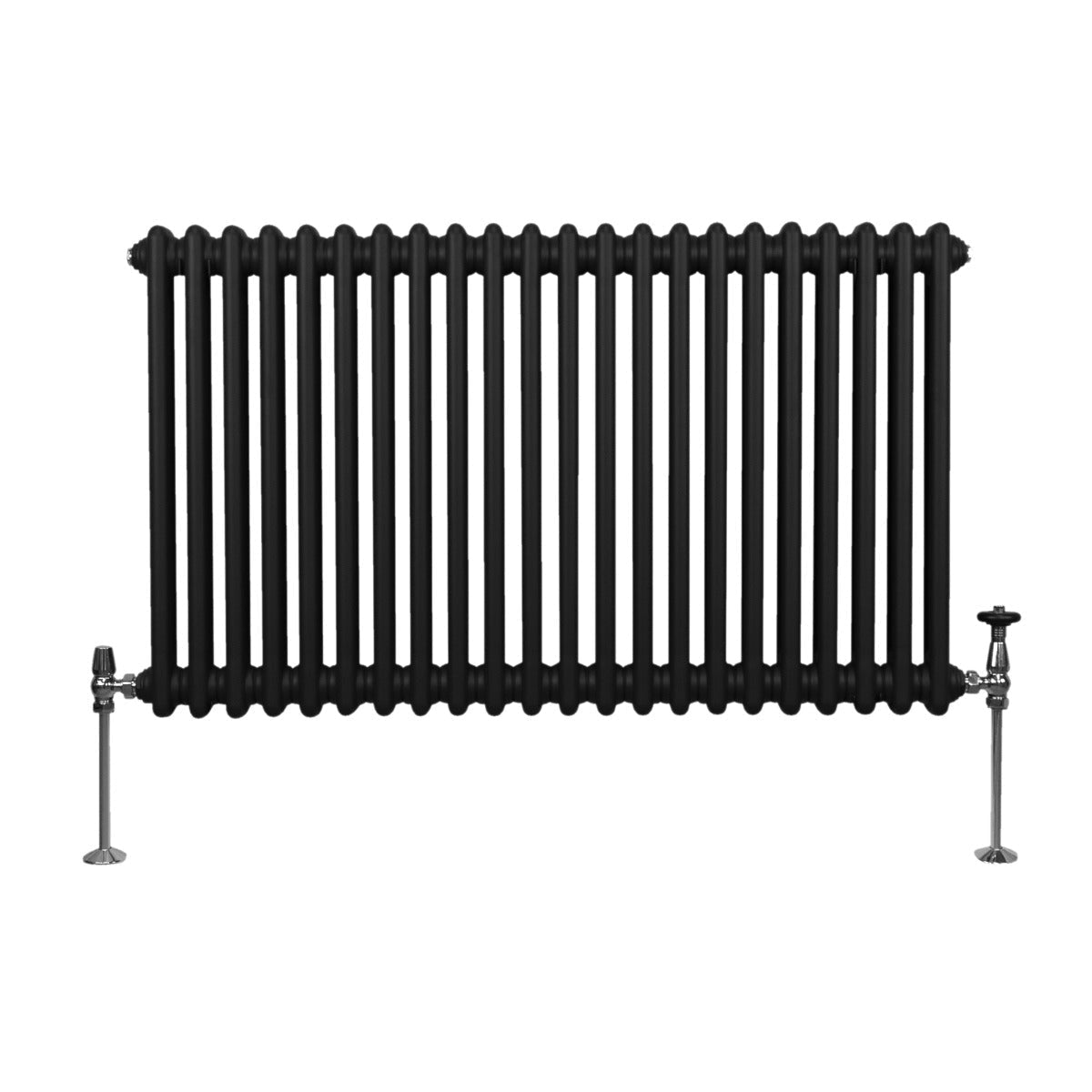 Traditional 2-Column Radiator, 600 x 1012 mm, Black