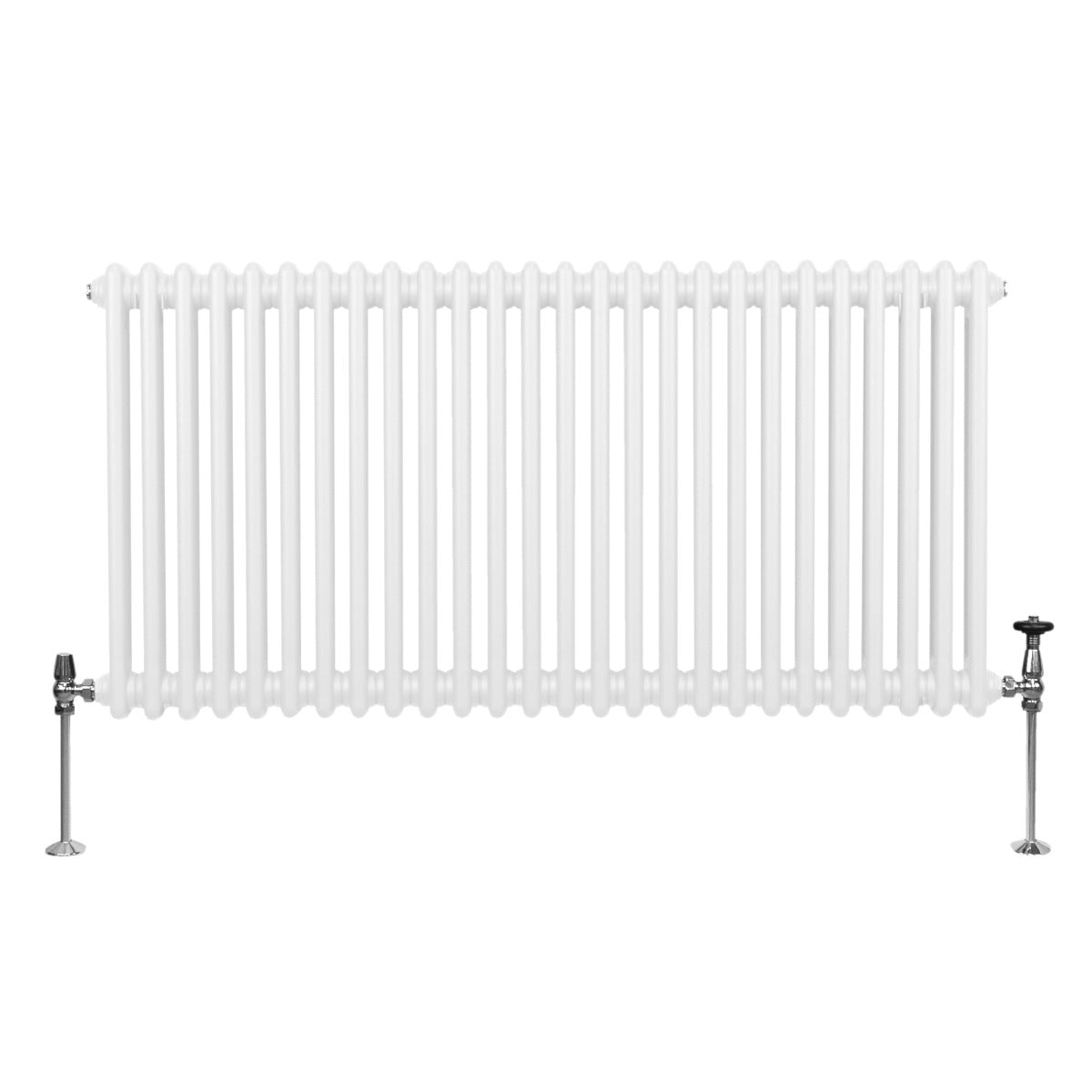 Traditional Two-Column Radiator, 600 x 1192 mm, White