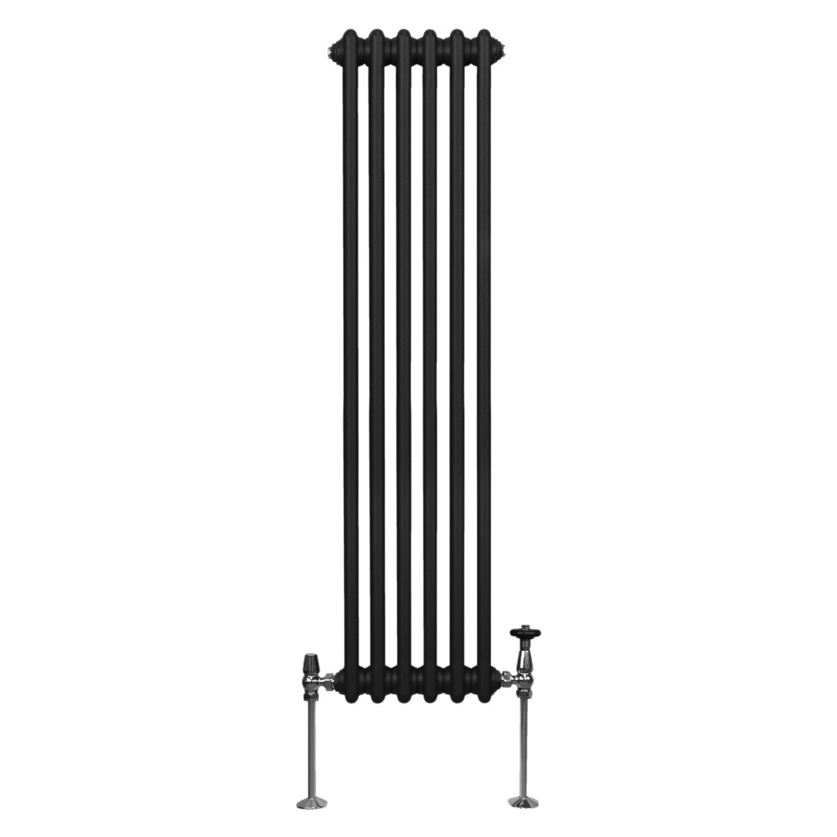 Traditional 2-Column Radiator, 1500 x 292 mm, Black