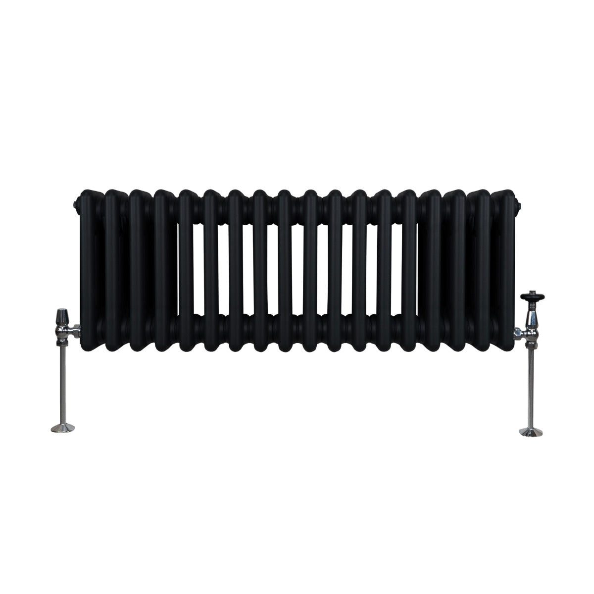 Traditional 3-Column Radiator, 300 x 832 mm, Black
