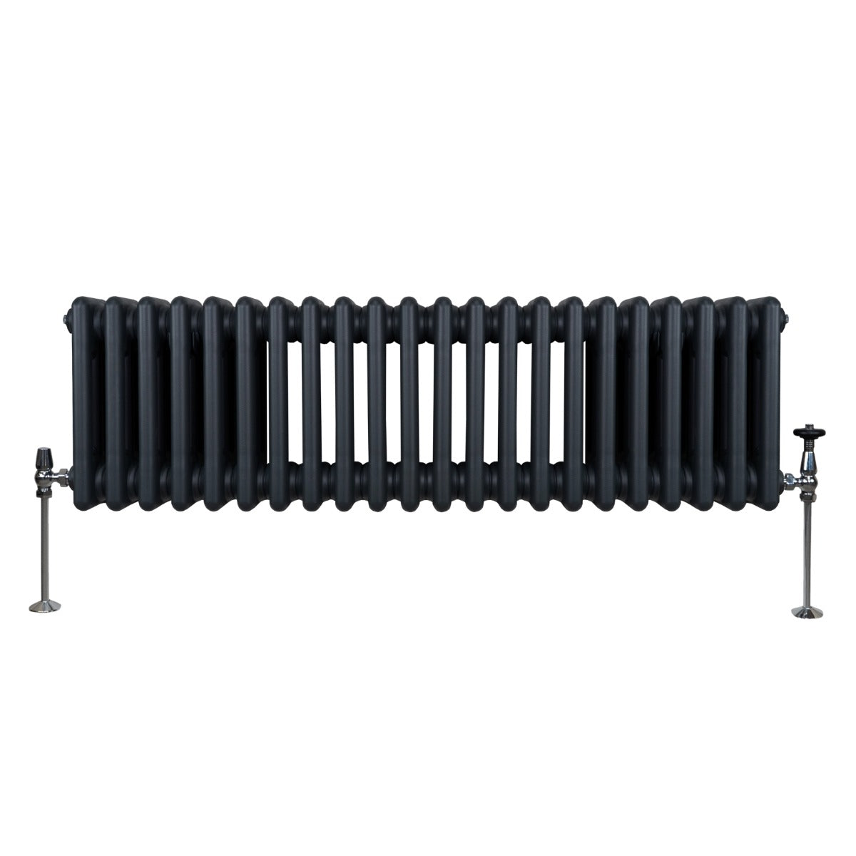 Traditional 3-Column Radiator – 300 x 1012 mm – Anthracite Grey