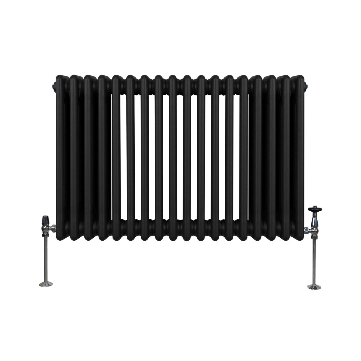Traditional 3-Column Radiator, 600 x 832 mm, Black