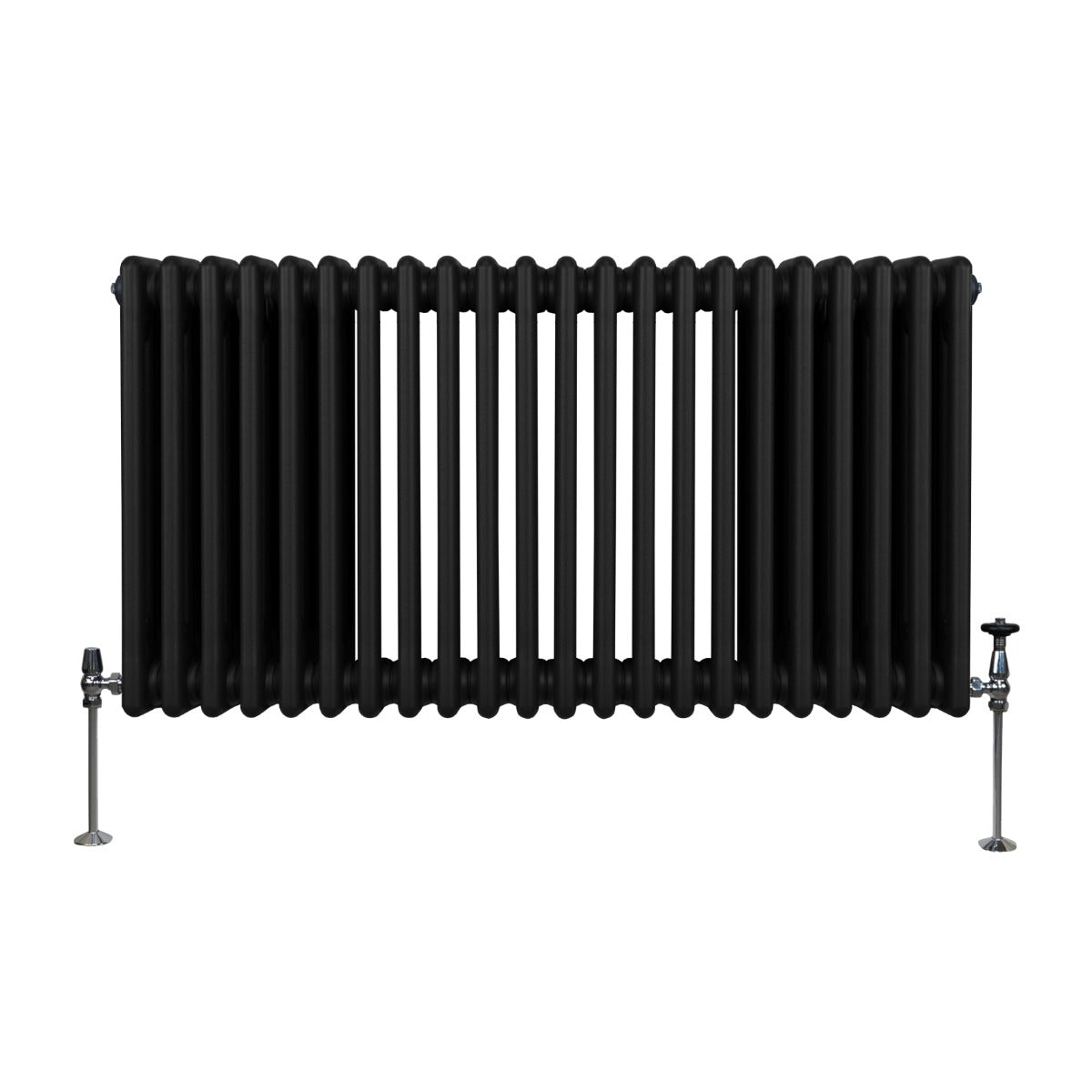 Traditional 3-Column Radiator, 600 x 1012 mm, Black