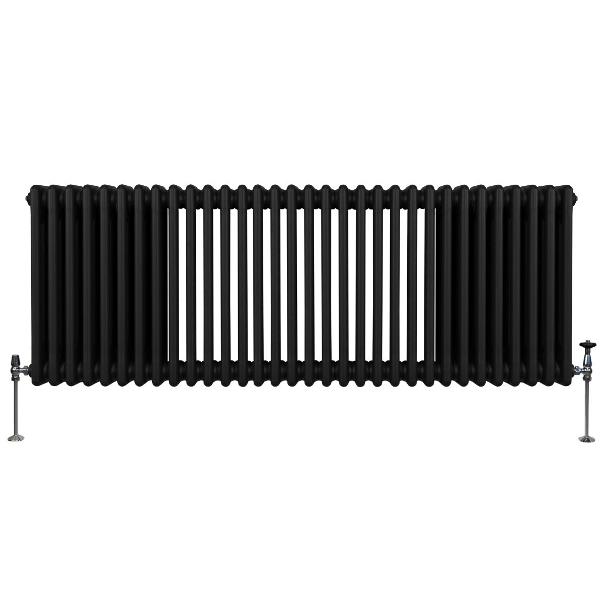 Traditional 3-Column Radiator, 600 x 1462 mm, Black