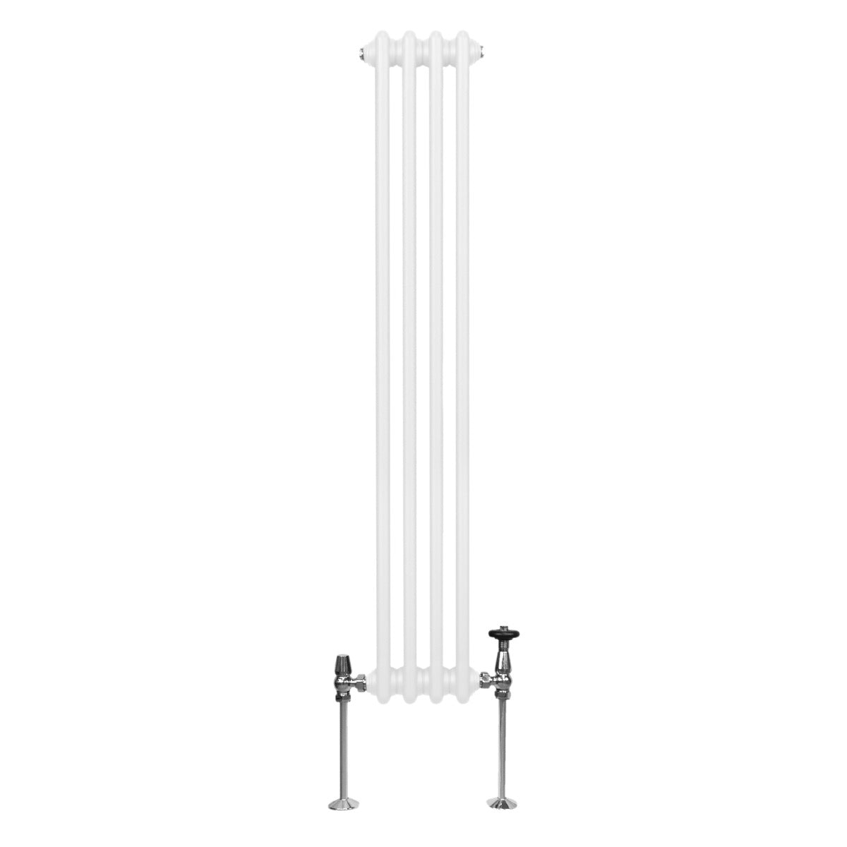 Traditional Three-Column Radiator, 1500 x 202 mm, White