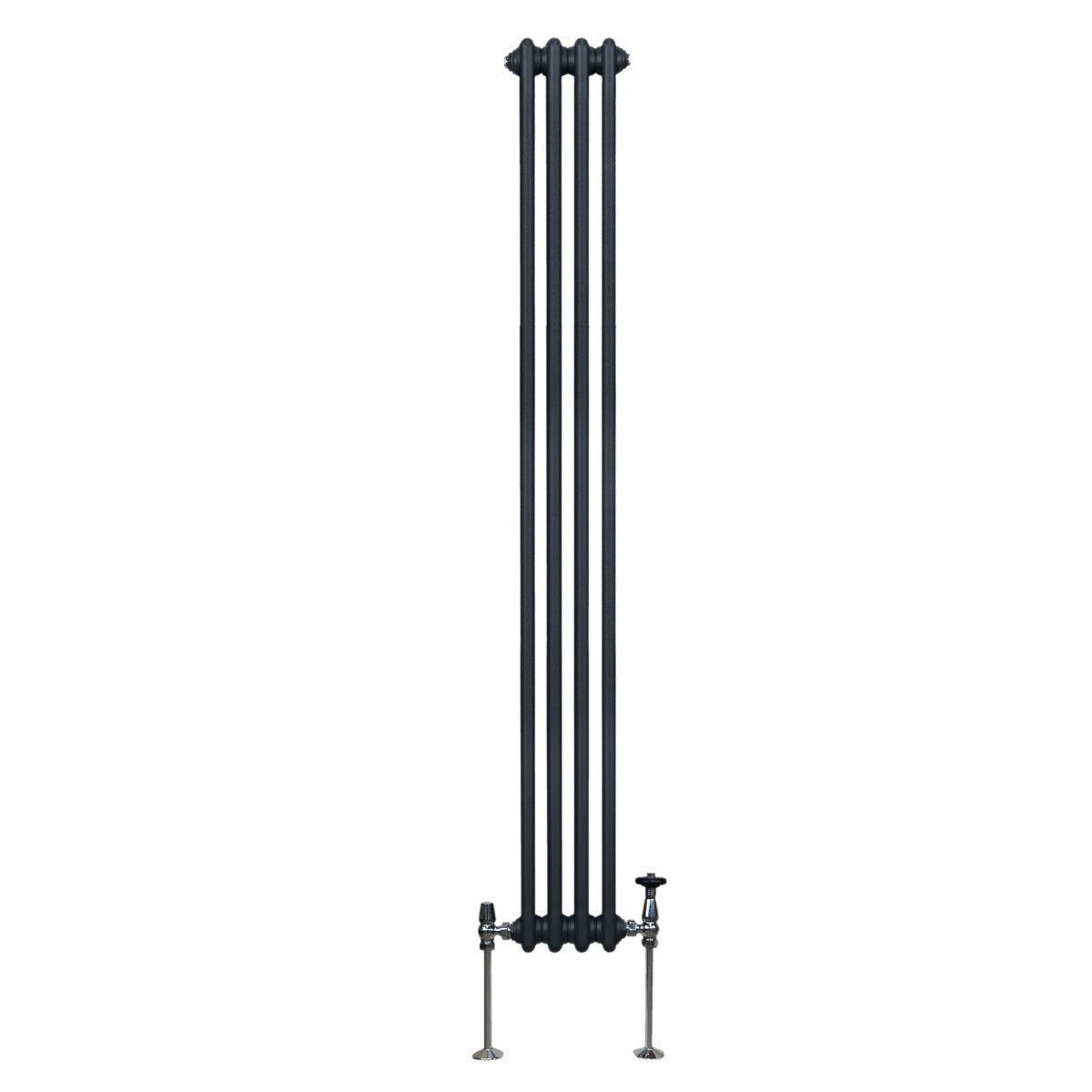 Traditional 3-Column Radiator, 1800 x 202 mm, Anthracite Grey