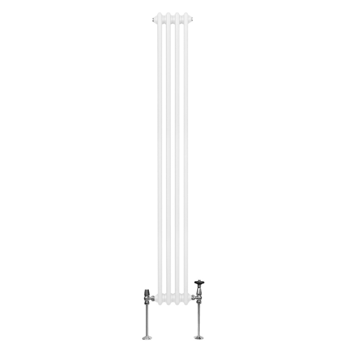 Traditional Three-Column Radiator, 1800 x 202 mm, White