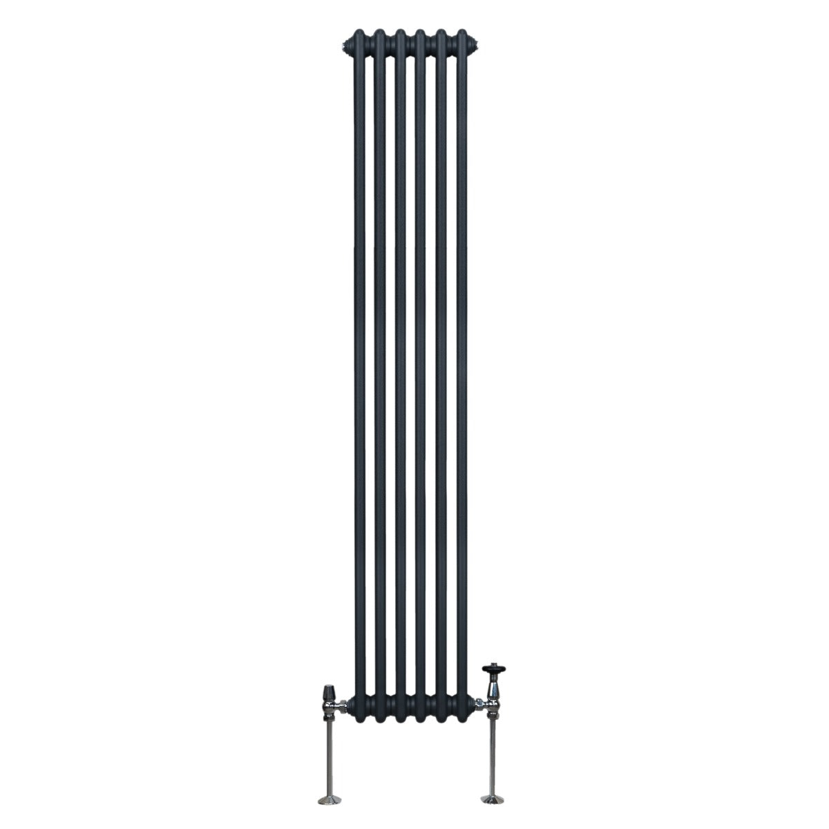 Traditional 3-Column Radiator, 1800 x 292 mm, Anthracite Grey