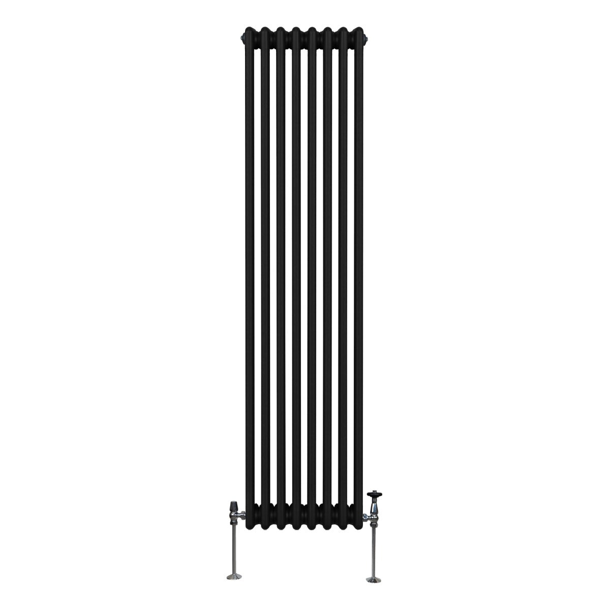 Traditional 3-Column Radiator, 1800 x 382 mm, Black