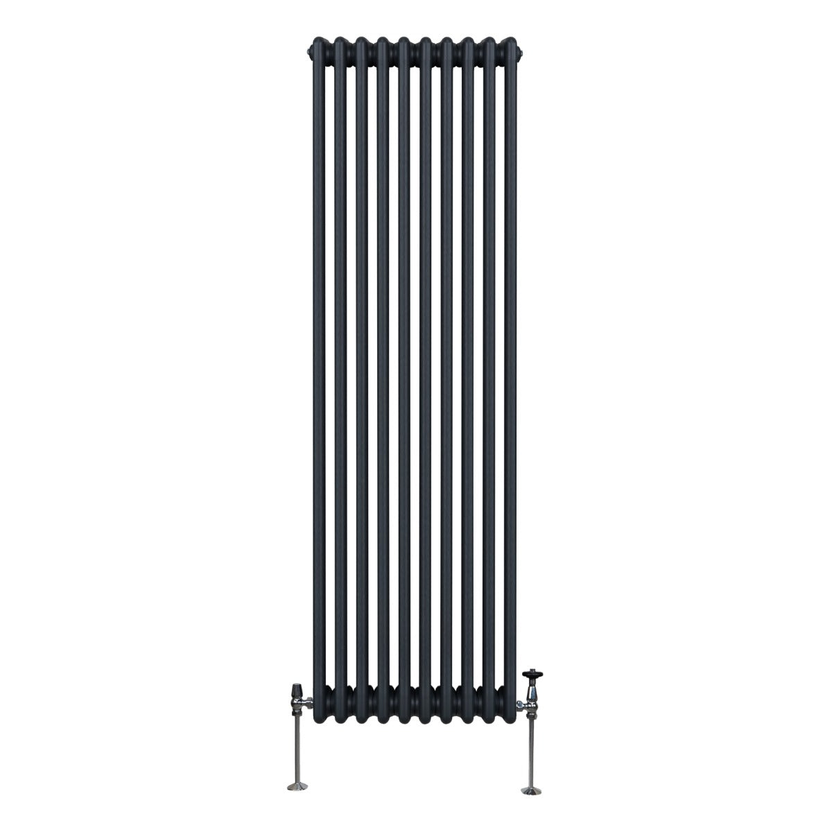 Traditional 3-Column Radiator, 1800 x 472 mm, Anthracite Grey