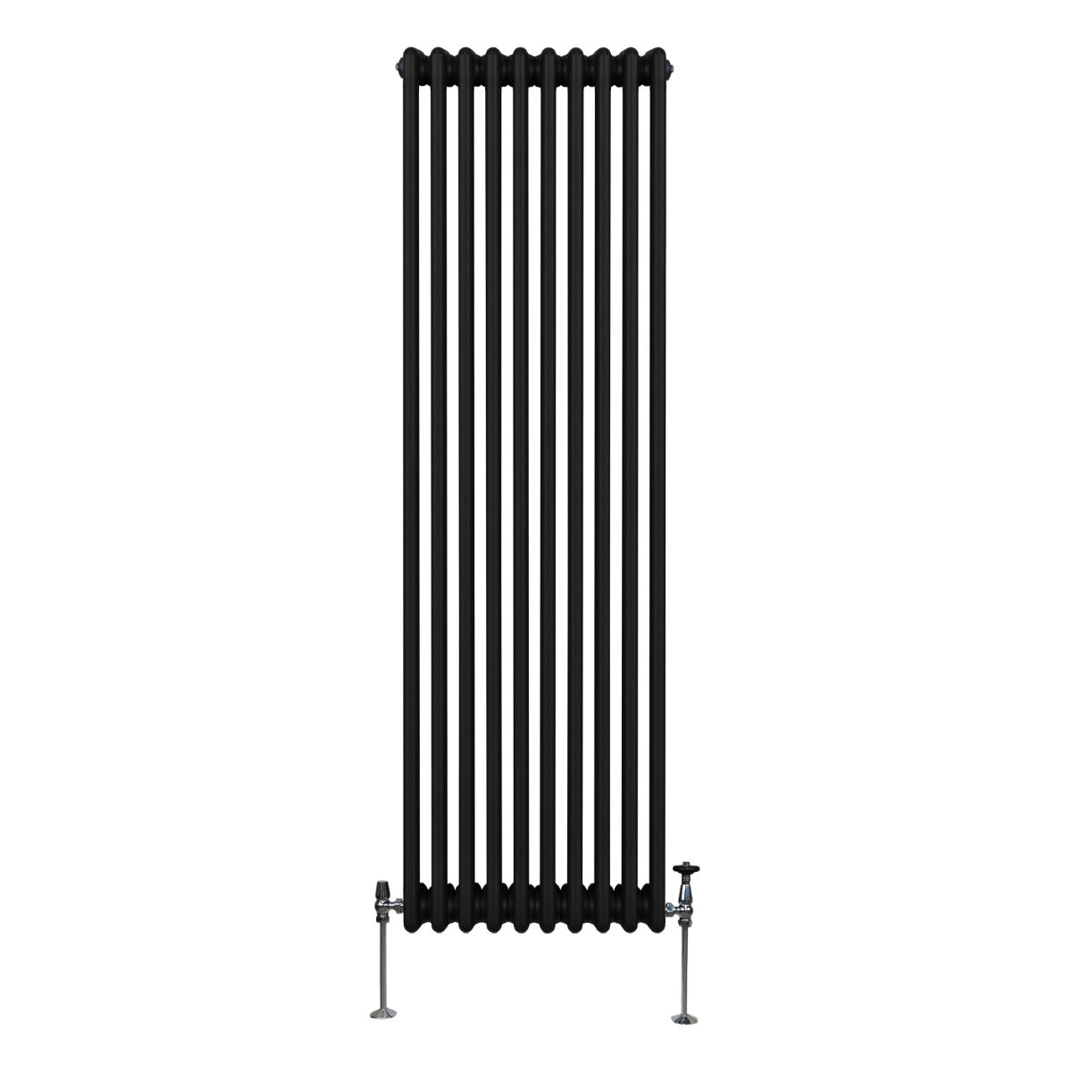 Traditional 3-Column Radiator - 1800 x 472 mm - Black