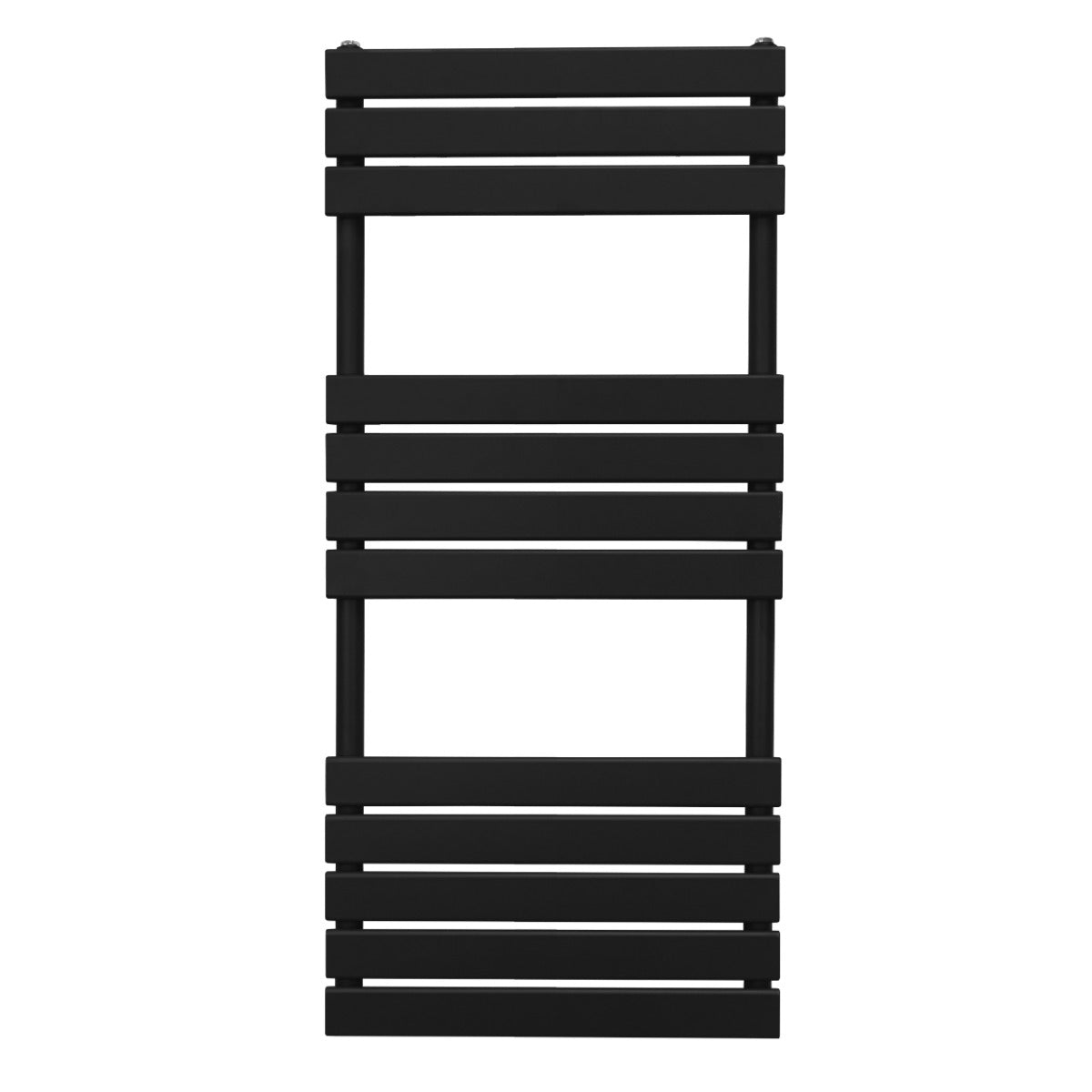 Flat Panel Towel Radiator 1200 x 500 mm – Black