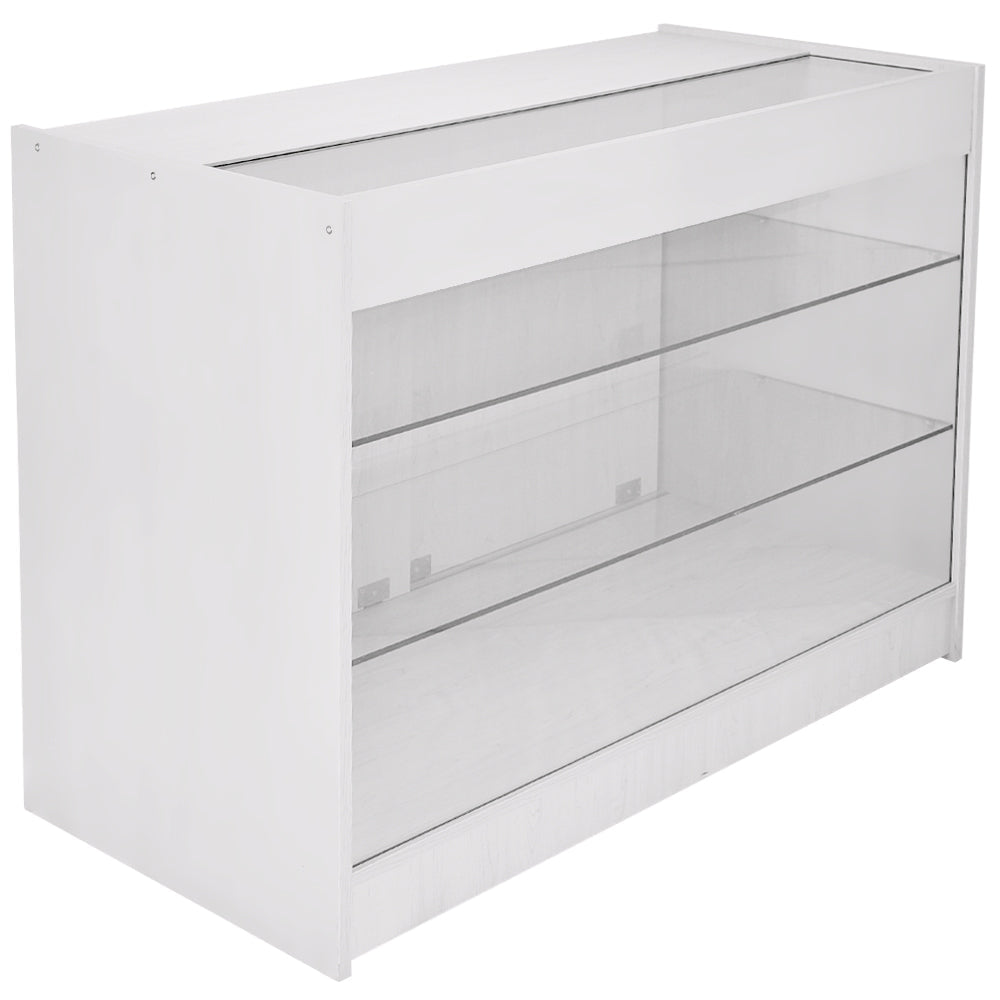 Pegasus Brilliant White Shop Counter and Retail Display Set