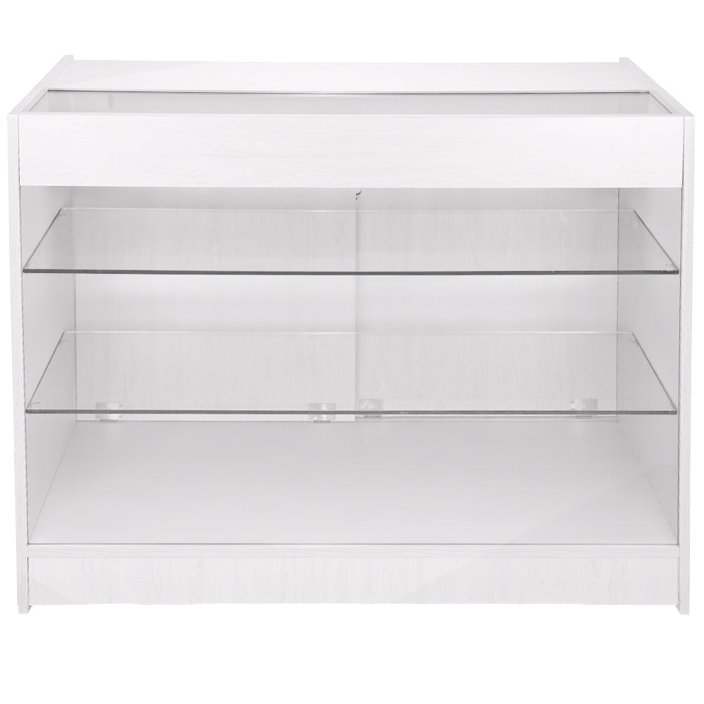 K1200 Brilliant White Retail Display Cabinet