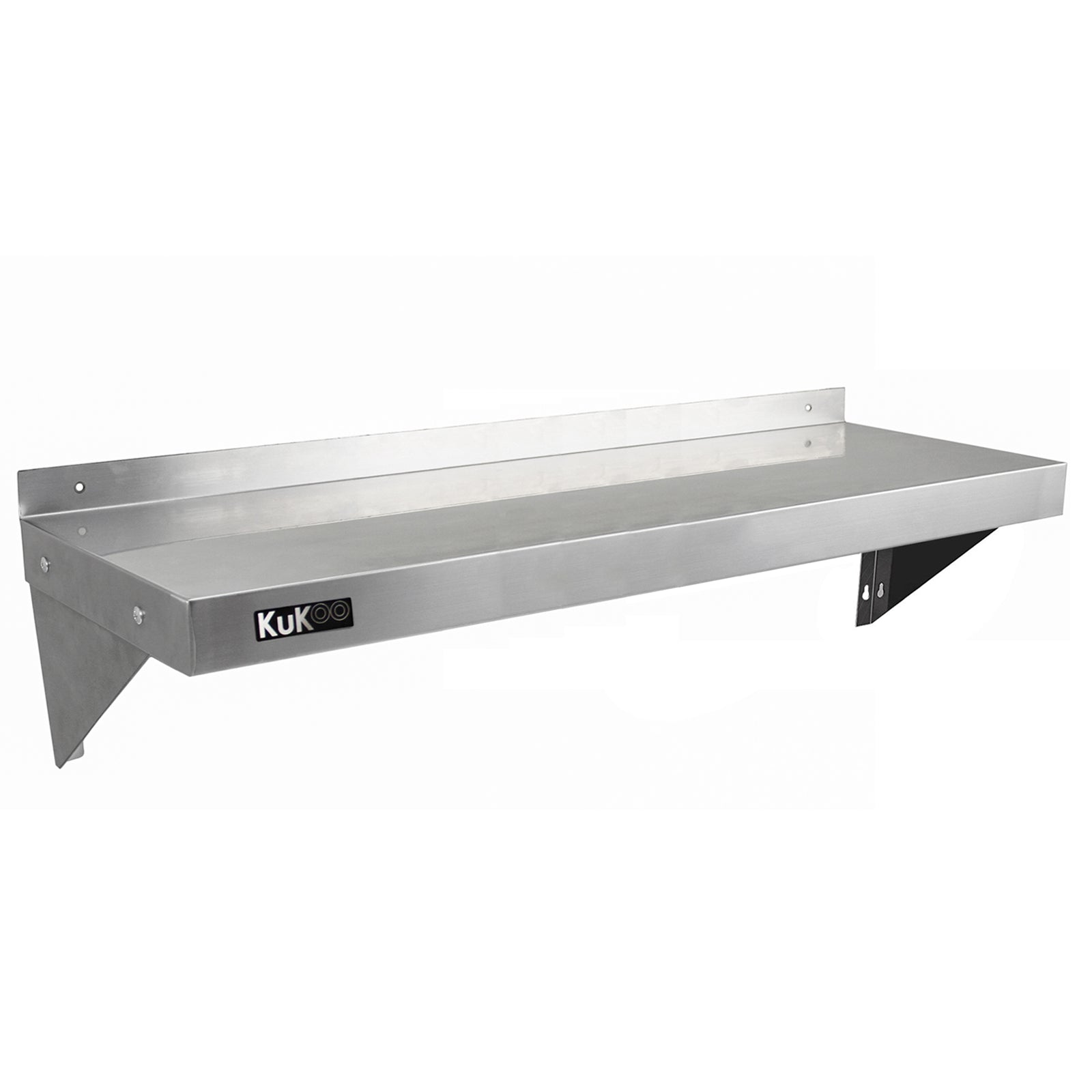 2-Pack KuKoo Stainless Steel Shelves, 1250mm x 300mm