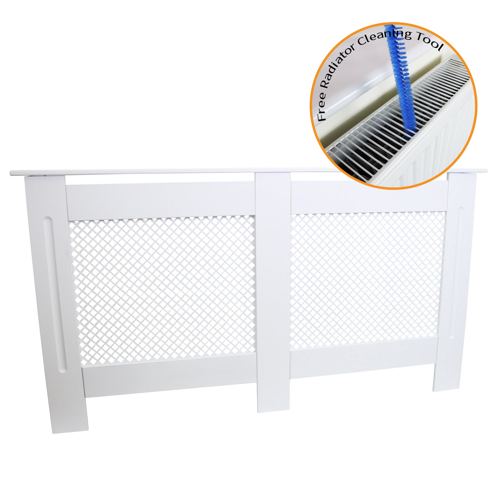 MDF Radiator Cover – White – 1515mm