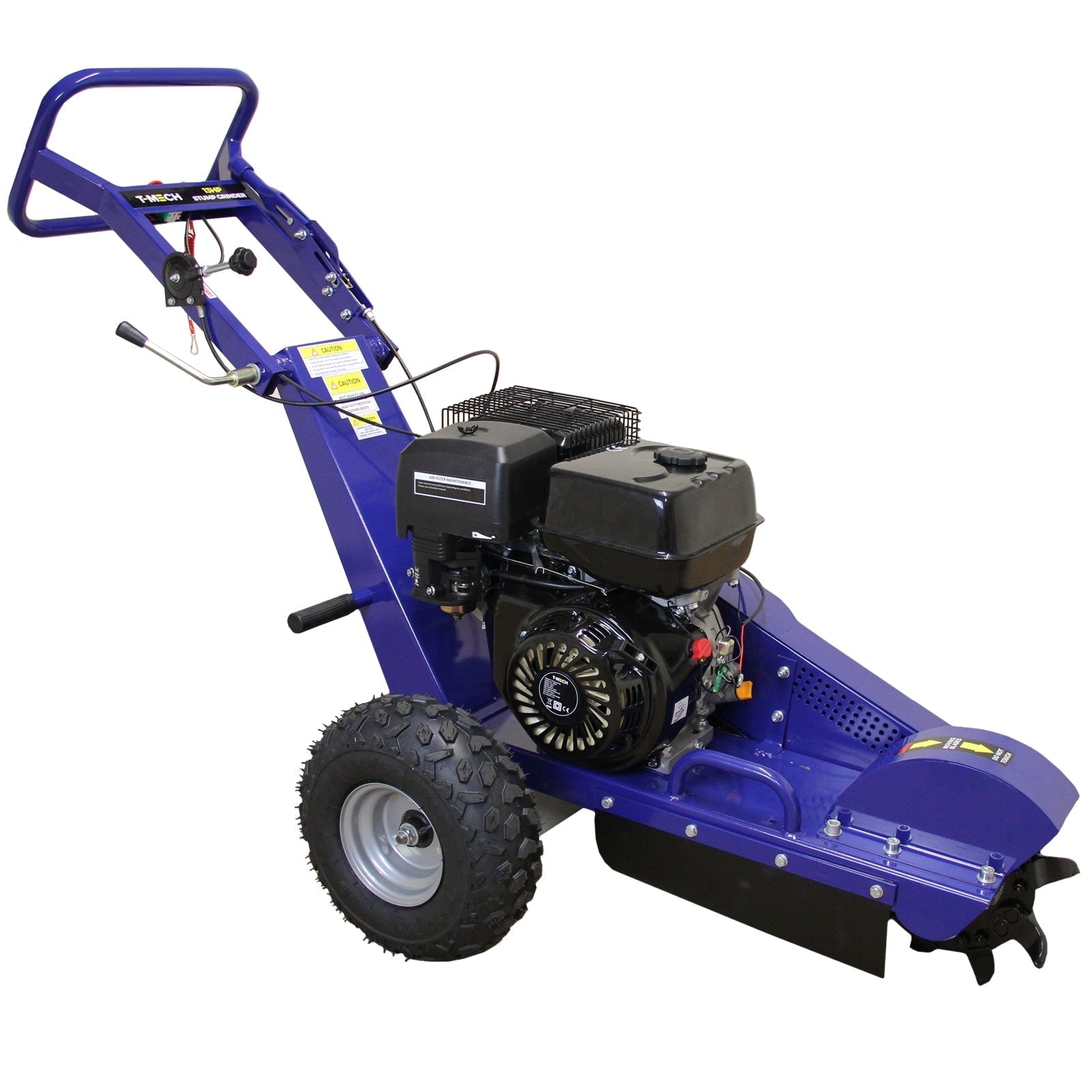 T-Mech 5-Ton Log Splitter (370 mm) and T-Mech 13HP Stump Grinder