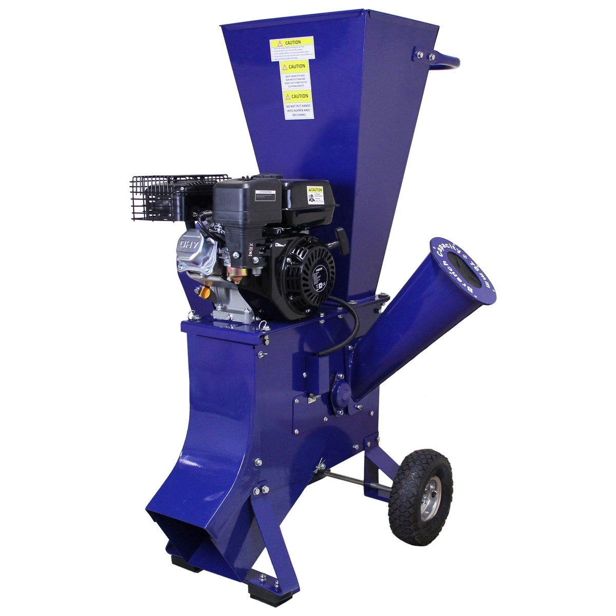 T-Mech 5-Ton Log Splitter (370 mm) and T-Mech 6.5 HP Wood Chipper