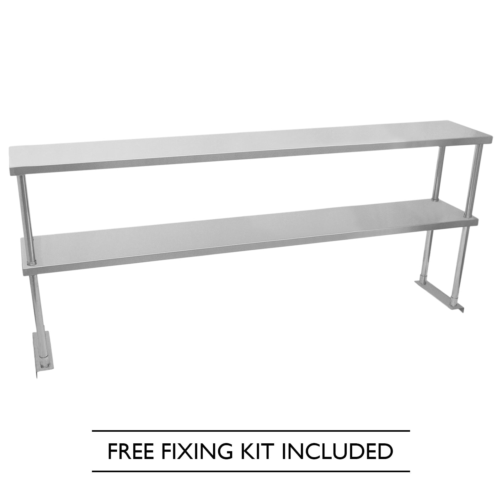 Kukoo 1800mm Double-Tier Steel Over-Shelf