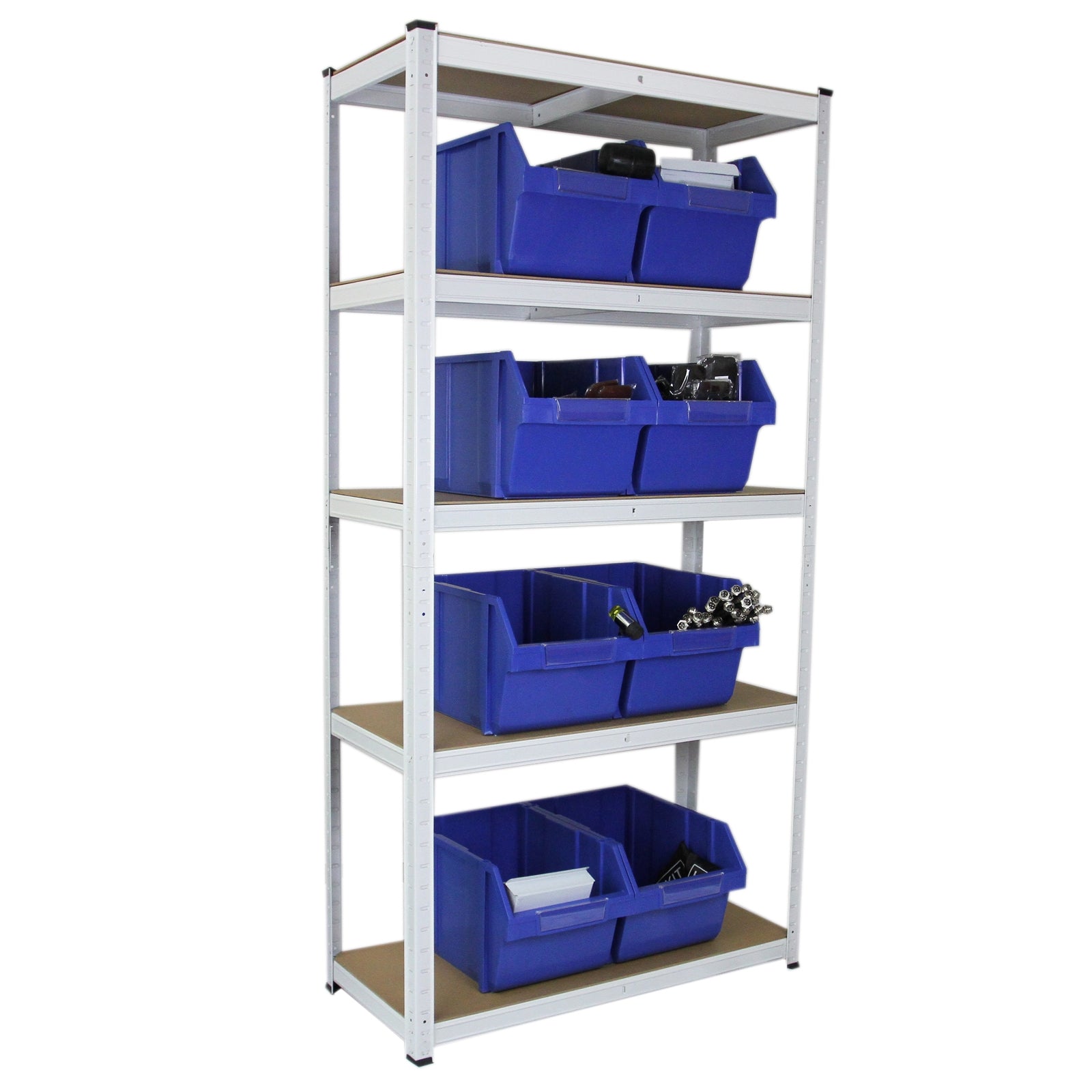 White Racking Unit – 90 cm W x 40 cm D x 180 cm H