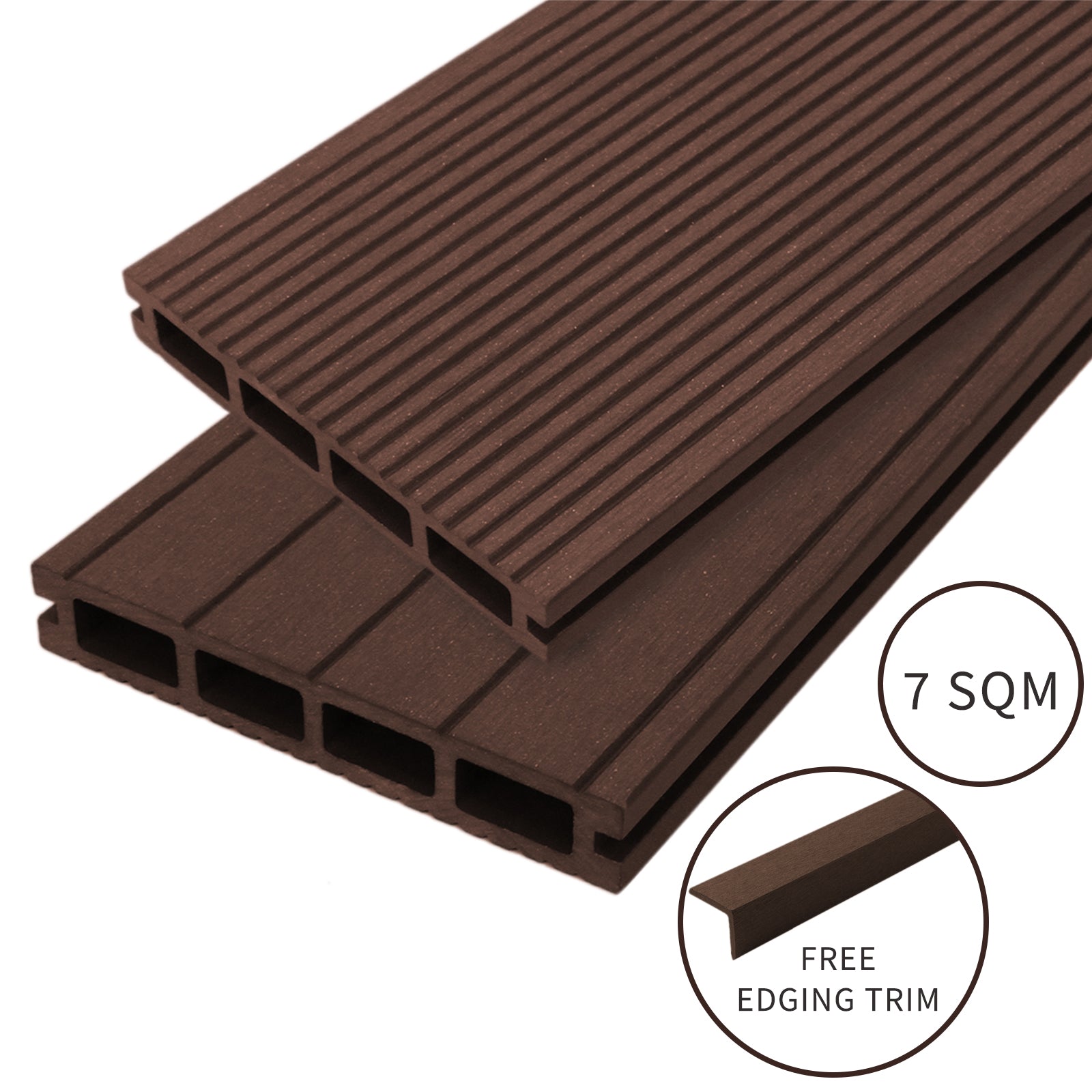 Jardí Composite Decking - 7 sq m - Conker Brown