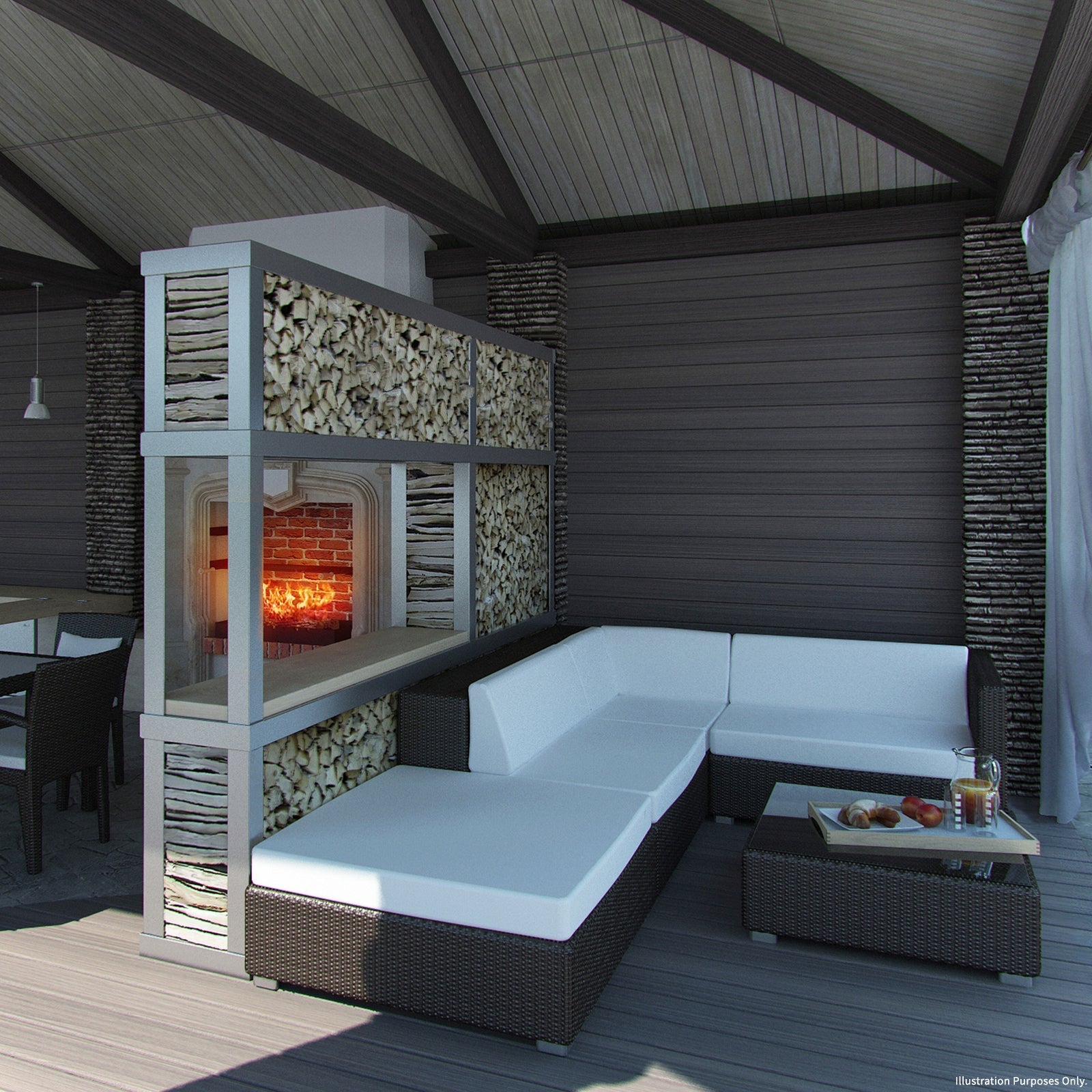 Jardí Composite Decking - 6 m² - Castle Grey