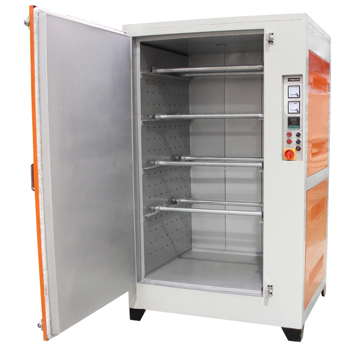 T-Mech Electrostatic Powder Coating System with Curing Oven and 220L Sandblasting Cabinet