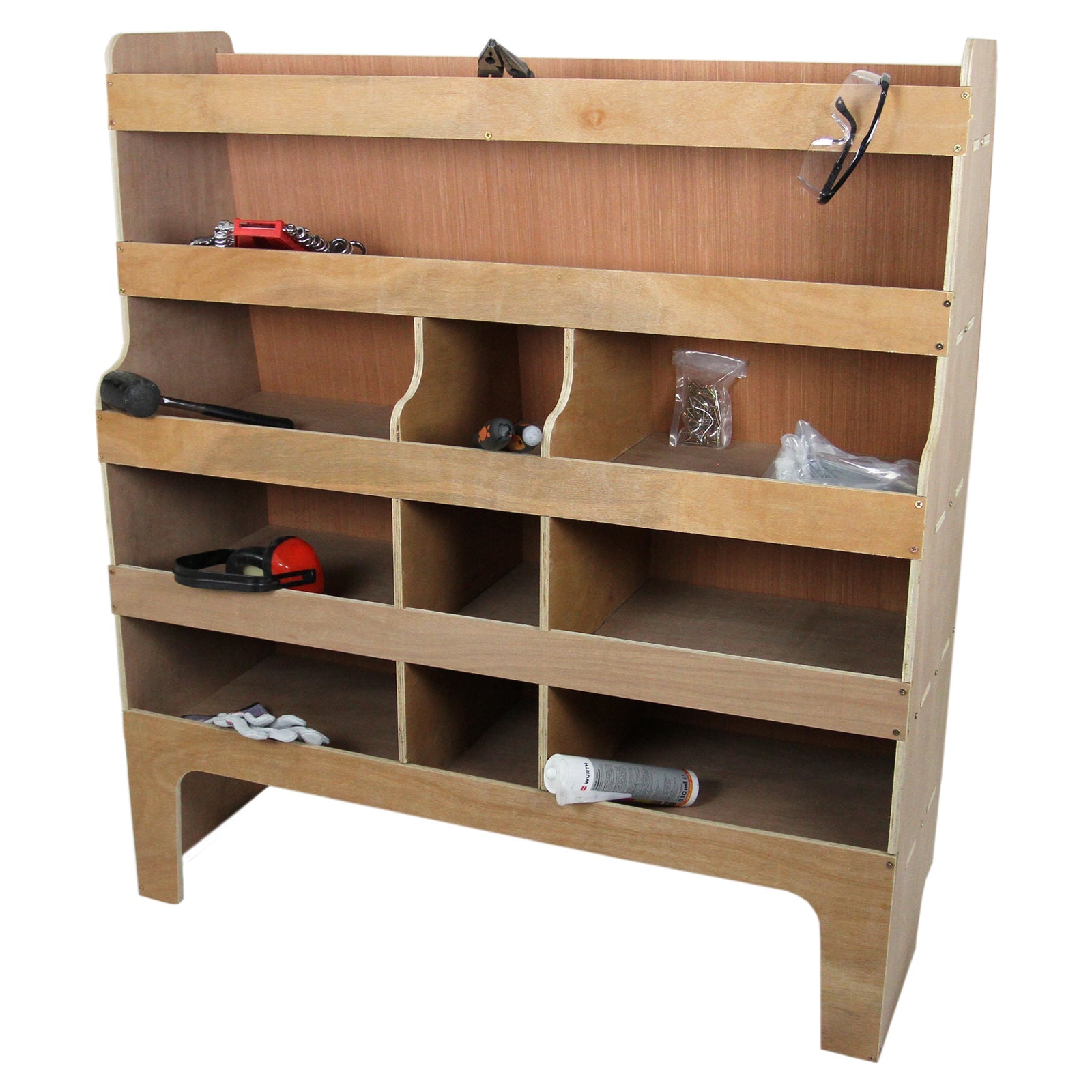 Ford Transit Custom Offside Van Racking – Plywood Shelving for SWB & LWB