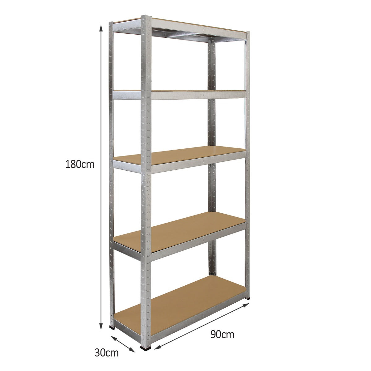 Bundle: 2 x 90 cm Galwix Workbench Shelving Units with Mallet