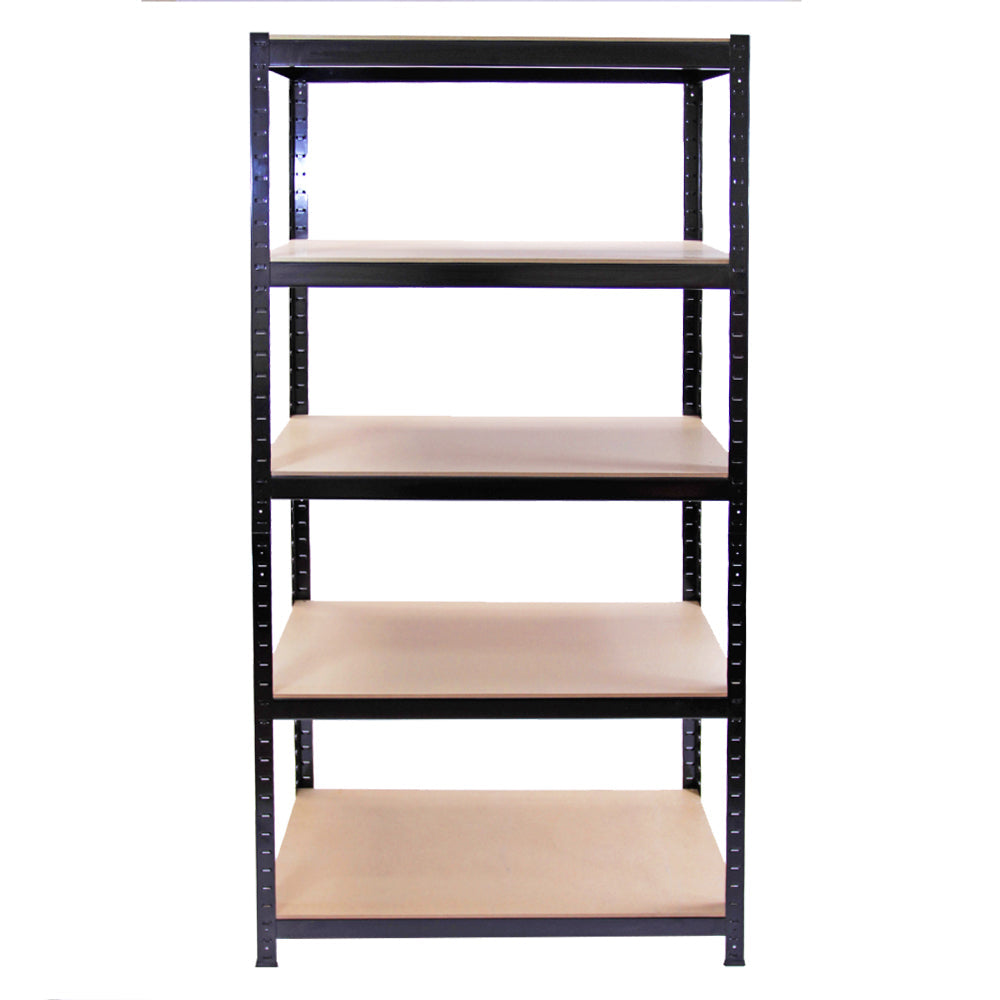 T-Rax Black Metal Racking Units – 3-Pack (90 cm each) with Workbench