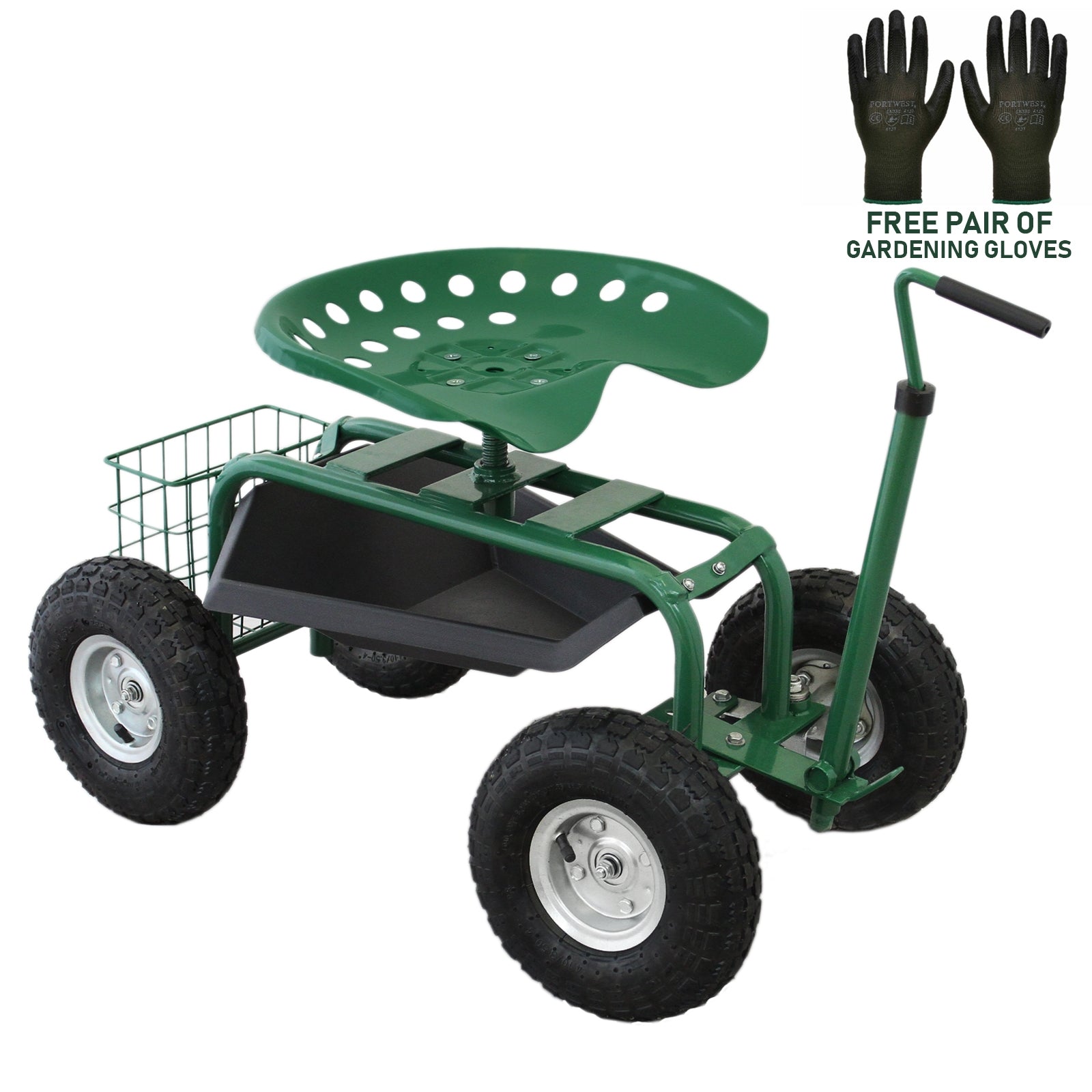 Heavy-Duty Portable Garden Seat