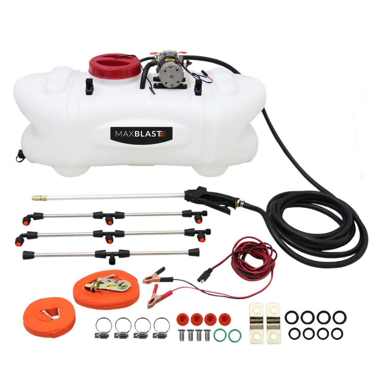 ATV Tipping Trailer with 60-Litre Sprayer