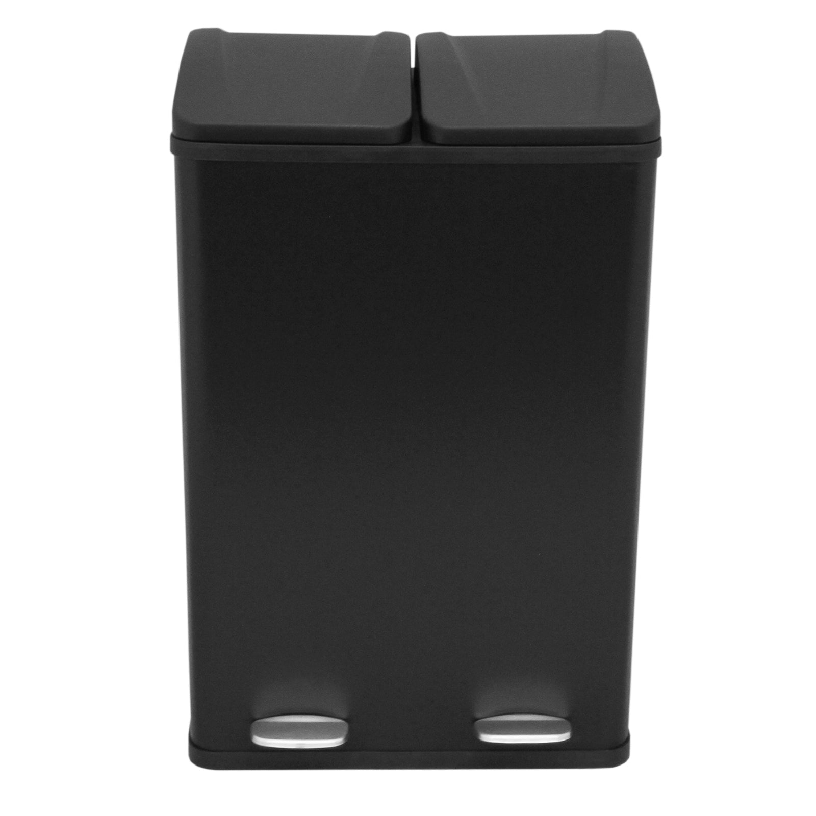 60L Dual-Pedal Bin – Black