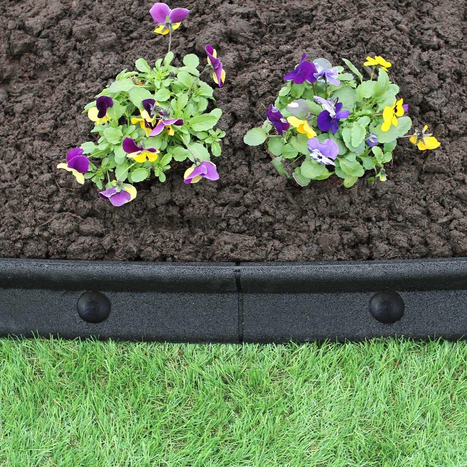 Black Flexible Lawn Edging, 16 x 1.2 m