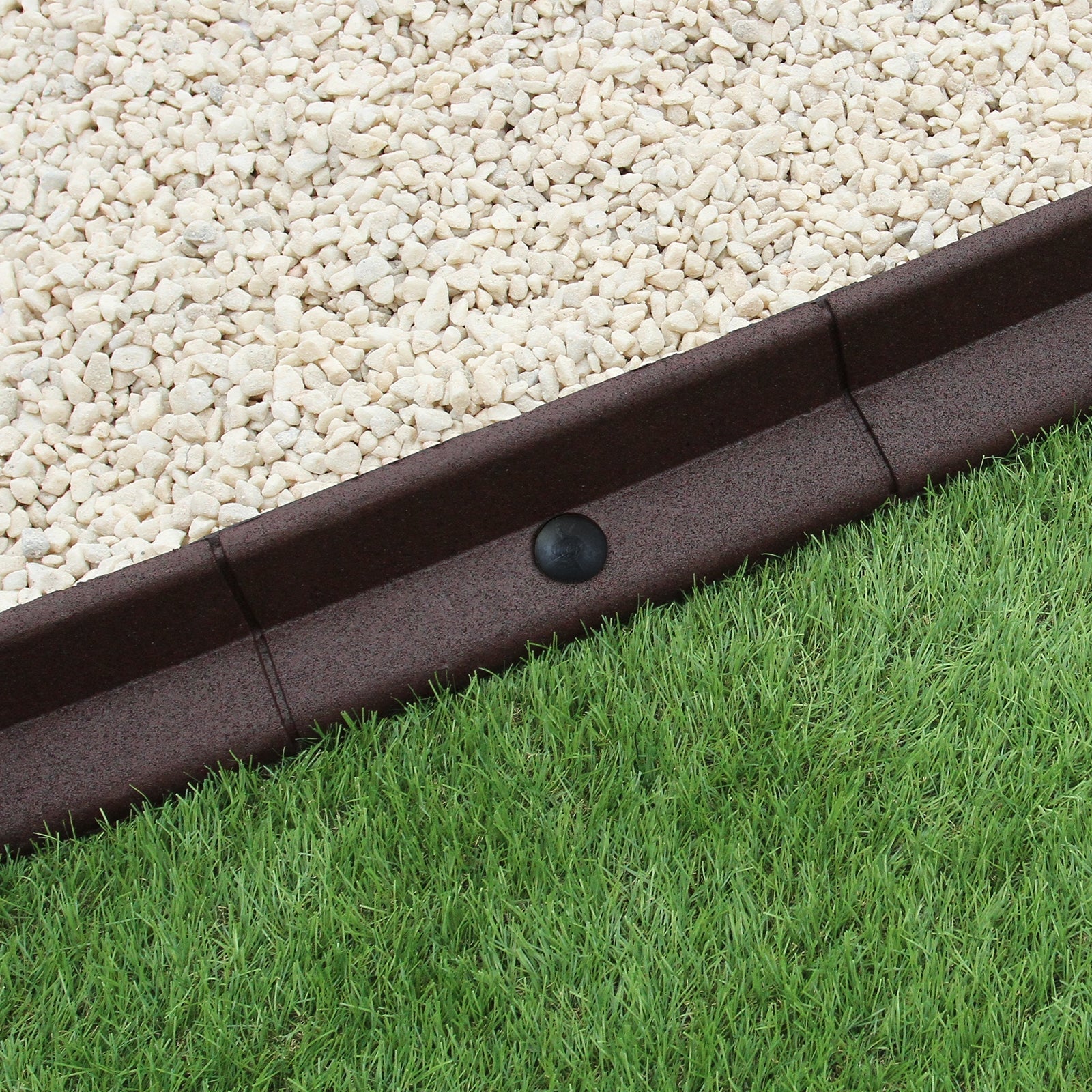 Brown Flexible Lawn Edging, 1.2 m x 18