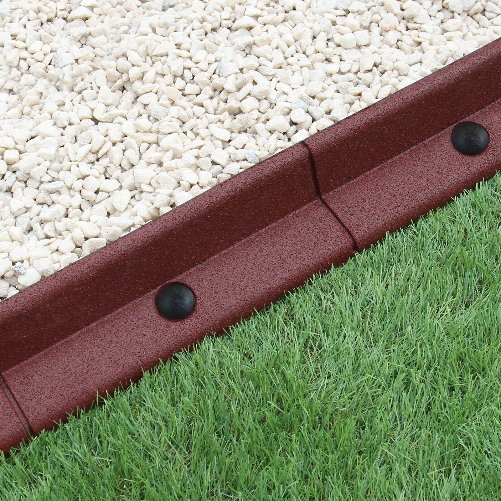 Terracotta Flexible Lawn Edging, 1.2 m x 46 cm
