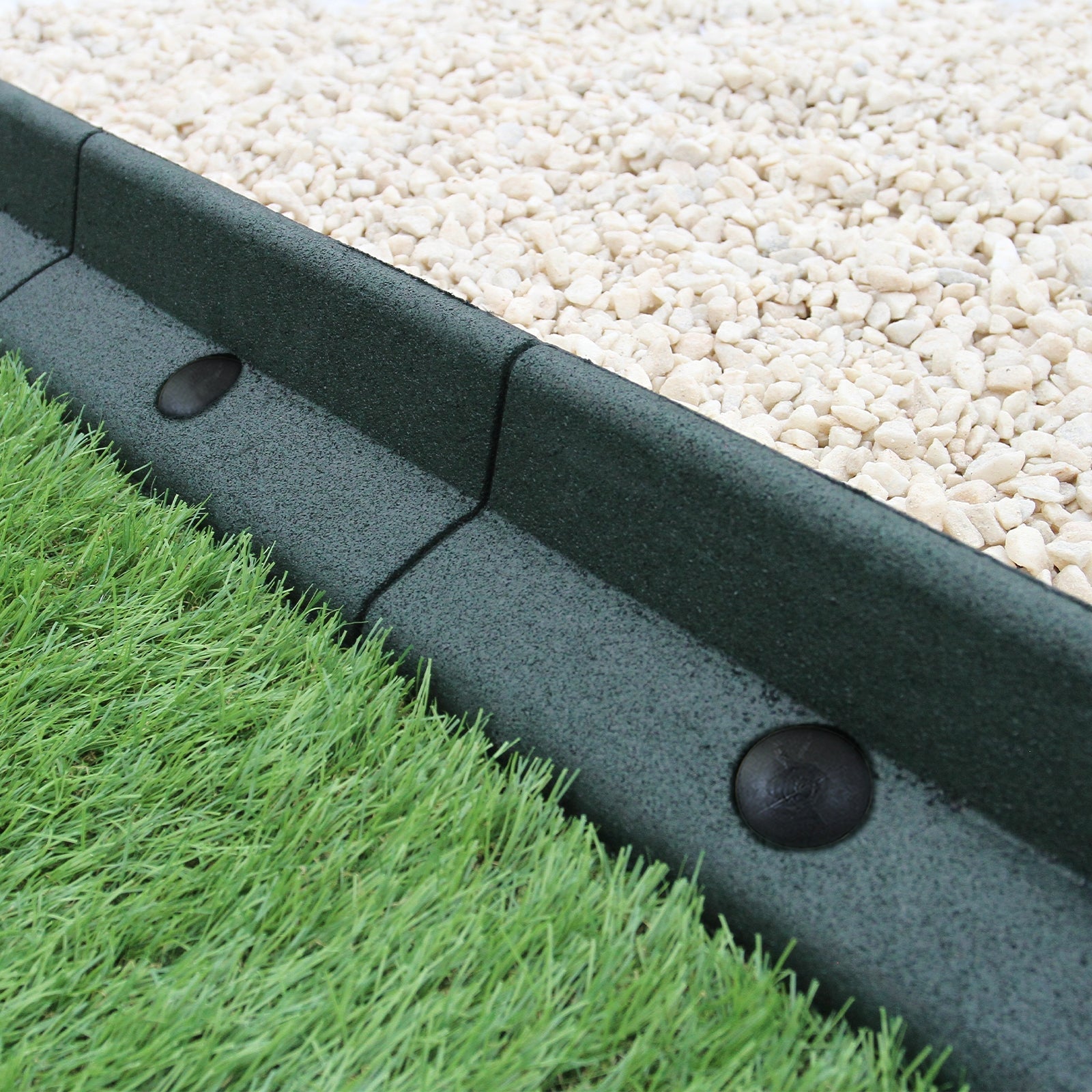 Flexible Green Lawn Edging – 1.2 m per Piece, Pack of 36