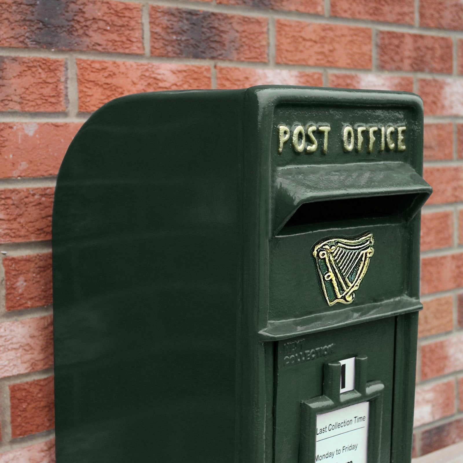 Green Irish Post Box - Traditional Irish Mailbox
