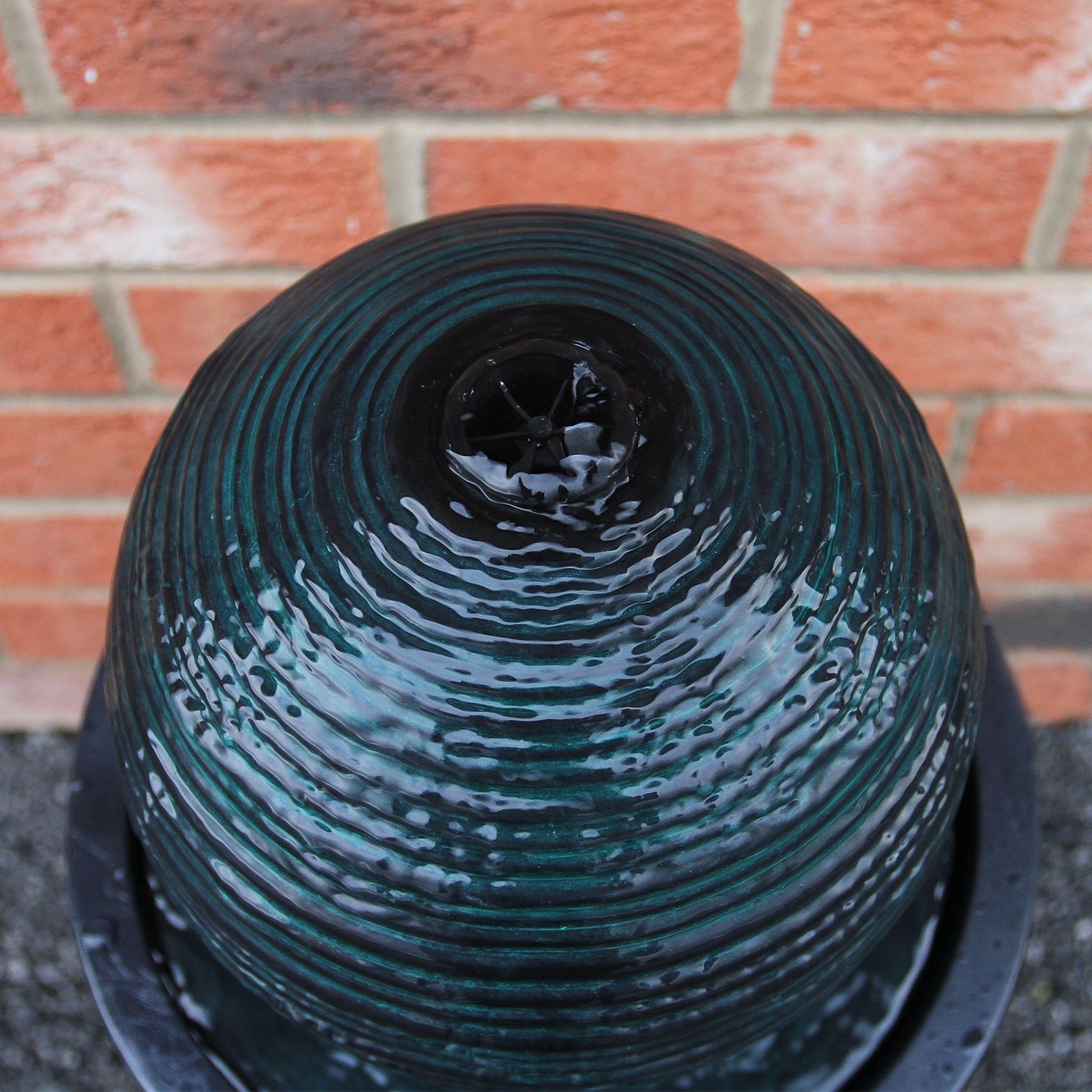 Round Ball Solar-Powered Outdoor Water Feature