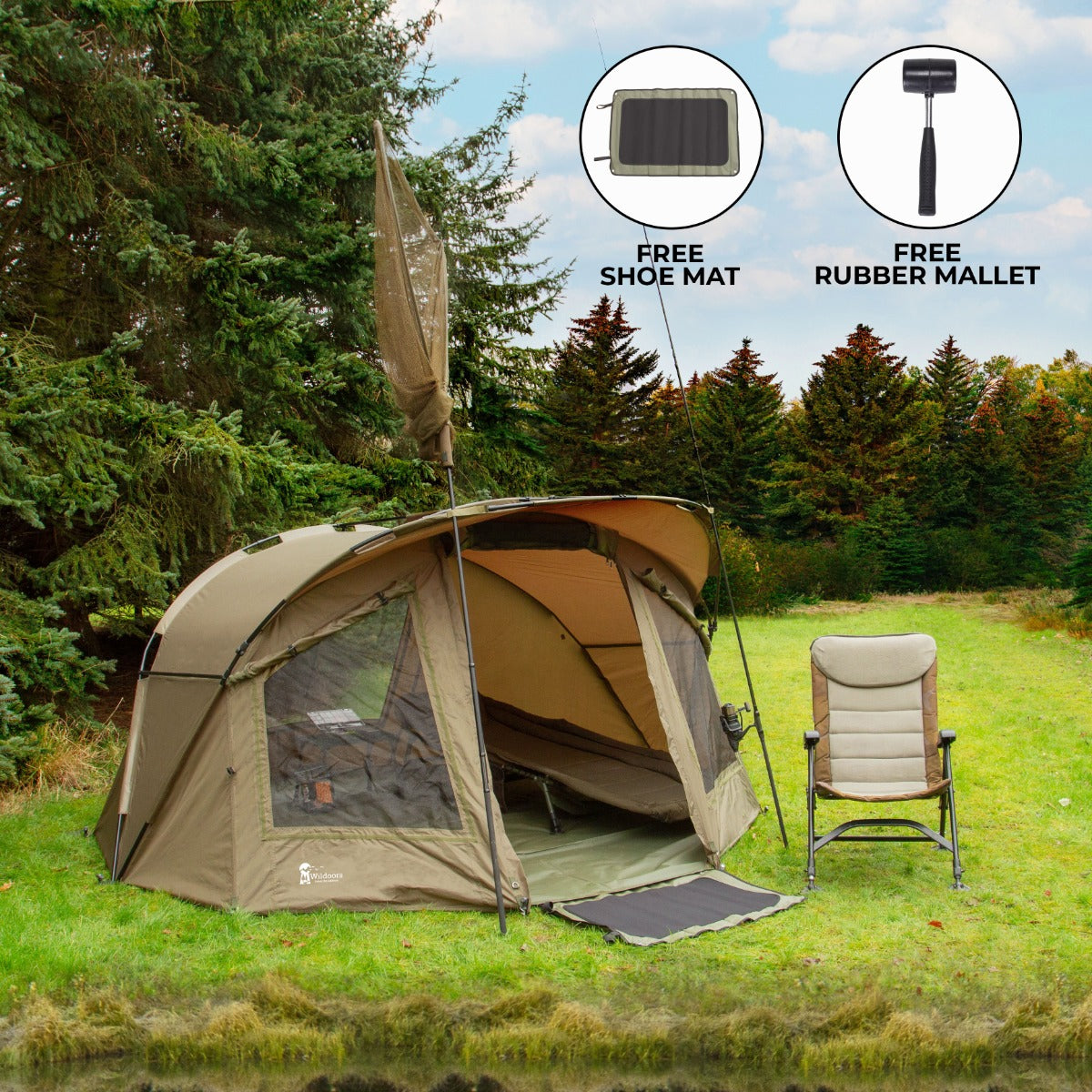 2-Person Fishing Bivvy, 300 cm