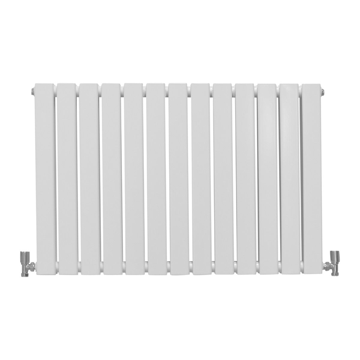 Designer Flat Panel Radiator – Gloss White Finish – 600 x 910 mm
