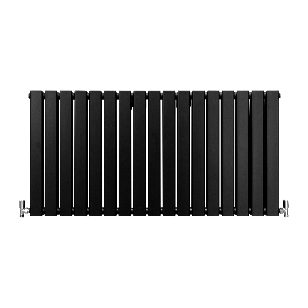 Matt Black Designer Flat Panel Radiator 600mm x 1190mm