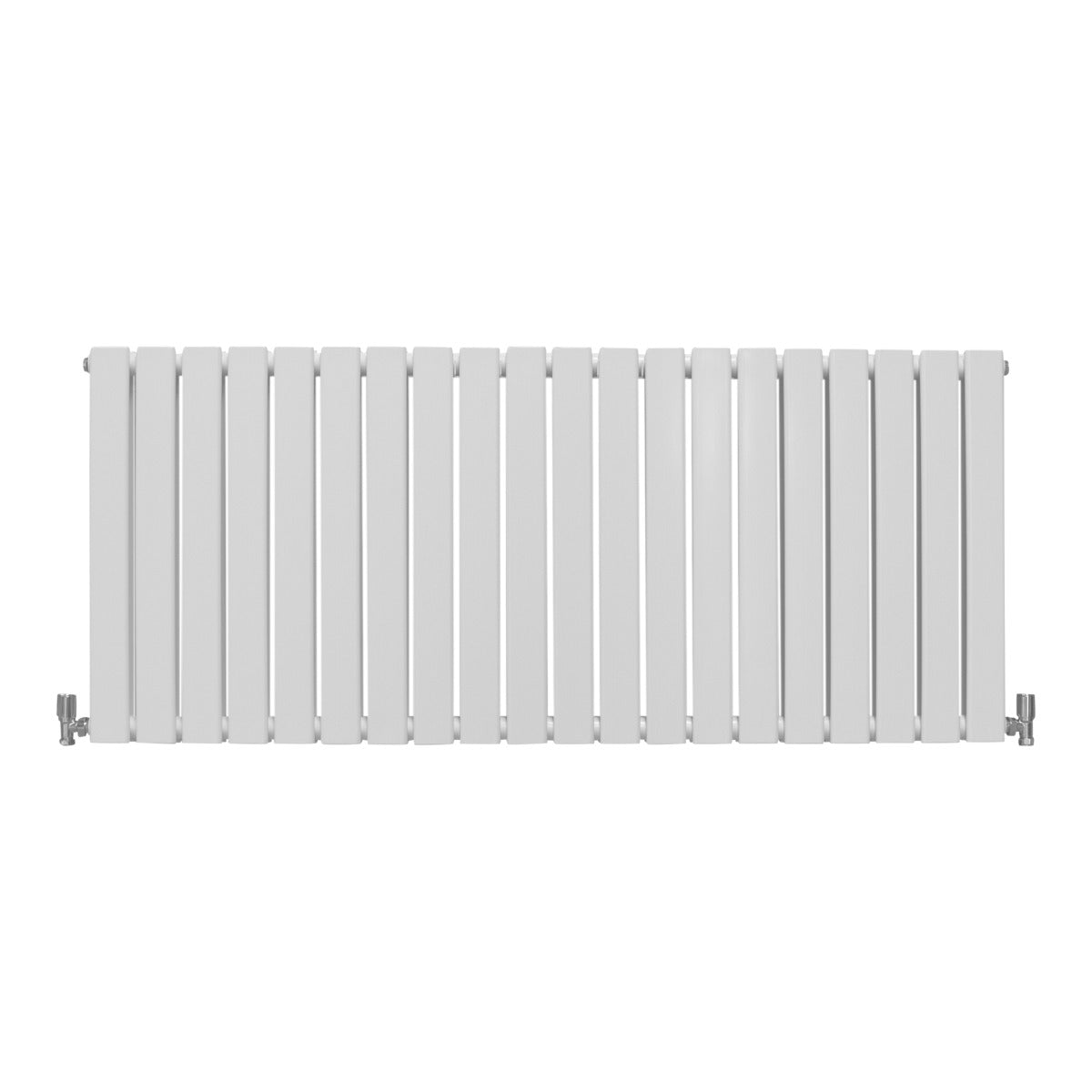 Designer Flat Panel Radiator - Gloss White, 600 x 1400 mm