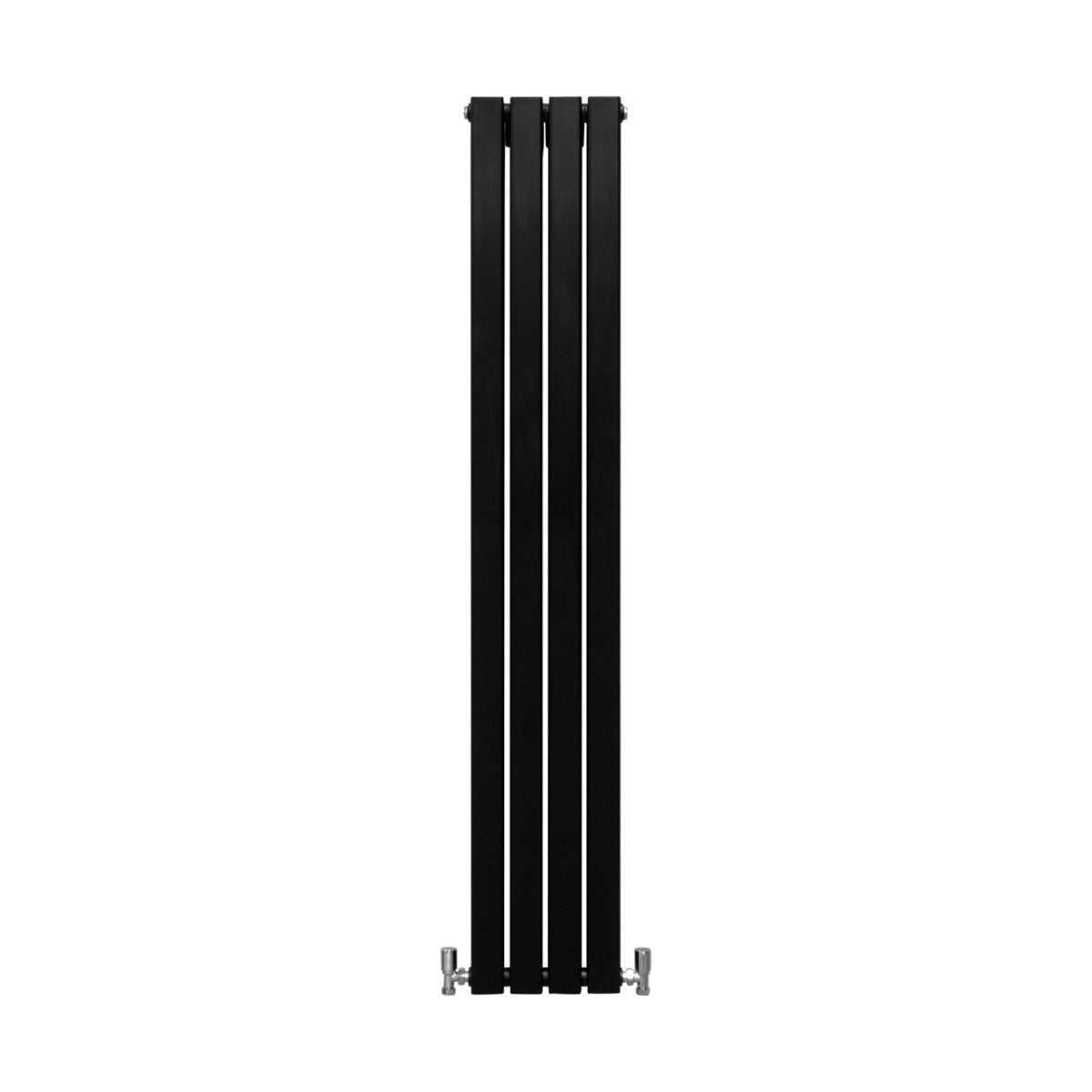Designer Flat Panel Radiator Matte Black 1600 x 280 mm