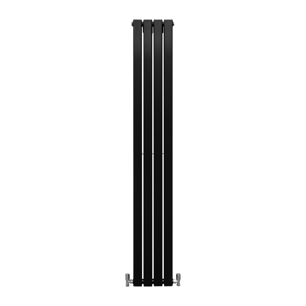 Designer Flat Panel Radiator – Matt Black – 1800mm x 280mm