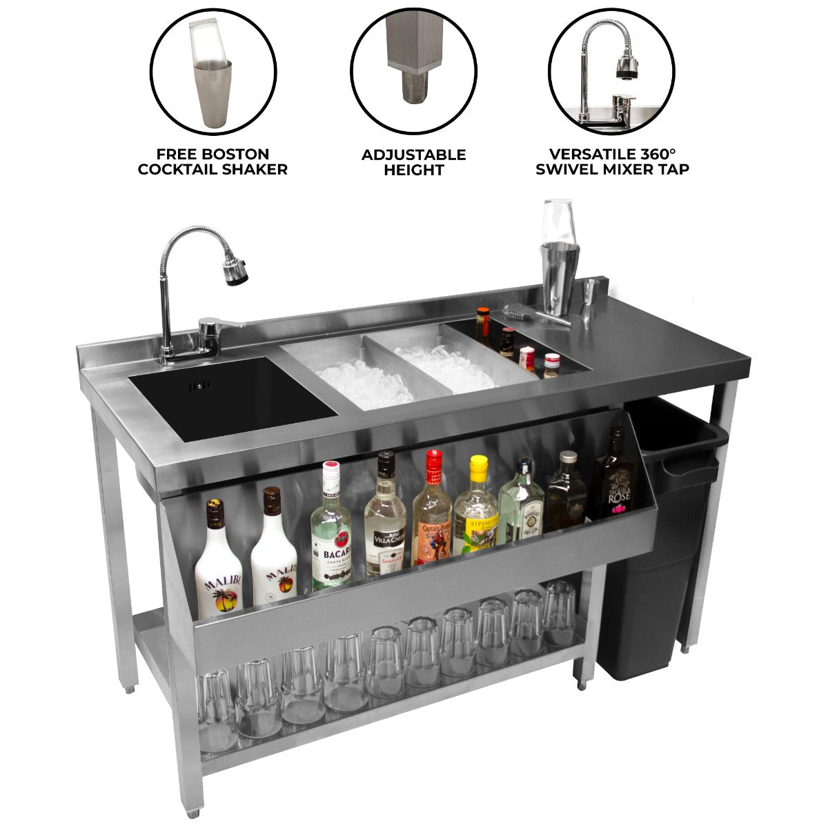 Home Cocktail Bar Station