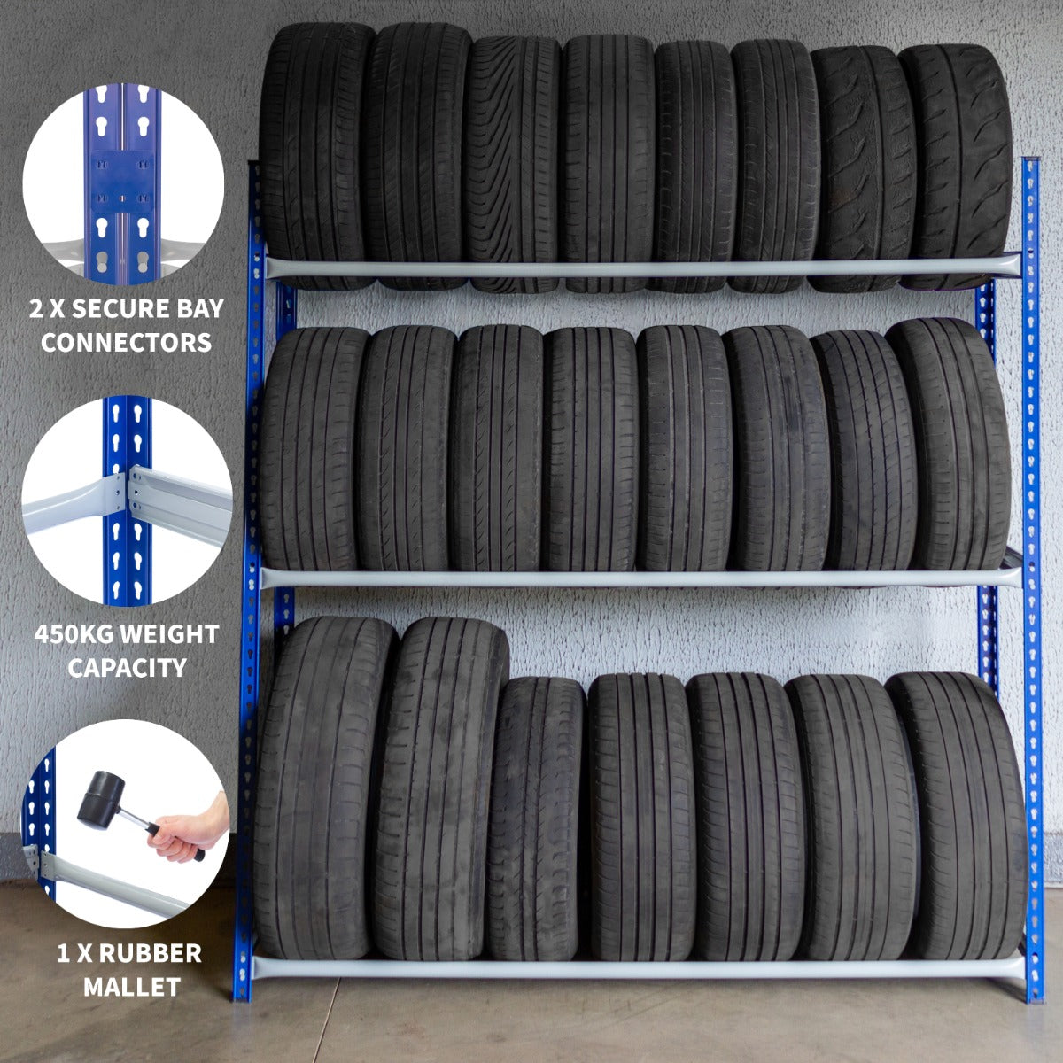 T-Rax Tyre Racking Bay – Tyre Storage Bay