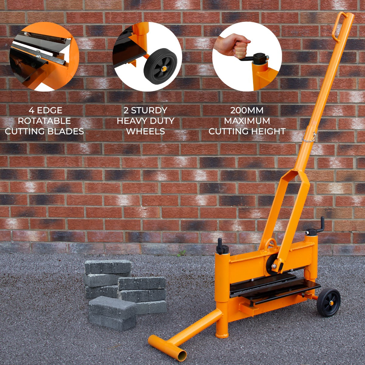 T-Mech 330mm Block Splitter for Concrete Blocks