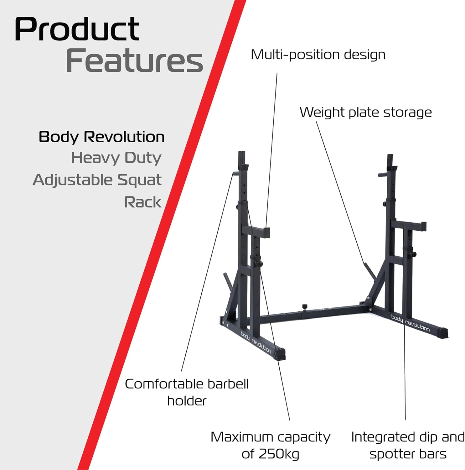 Squat Rack for Home Gym – Weightlifting Equipment