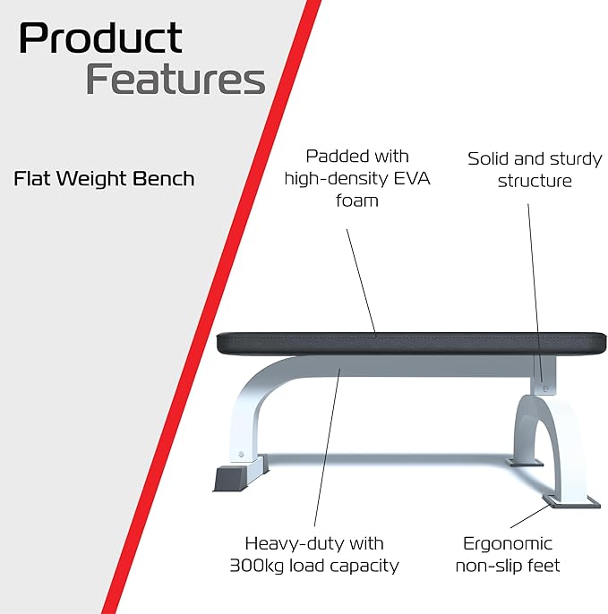 Heavy-Duty Flat Weight Bench